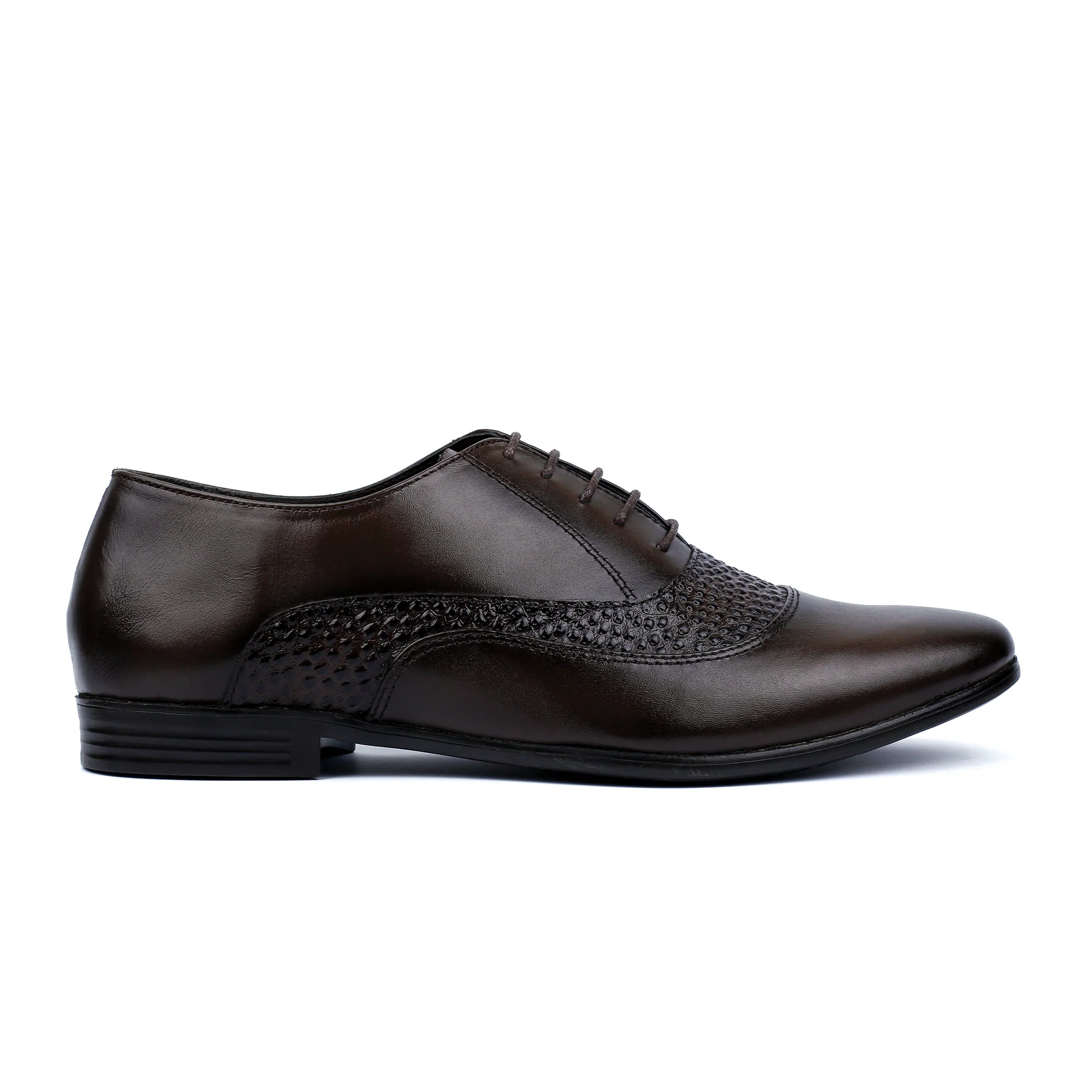 SPLIT LEATHER LACE UP SHOES - Image 4