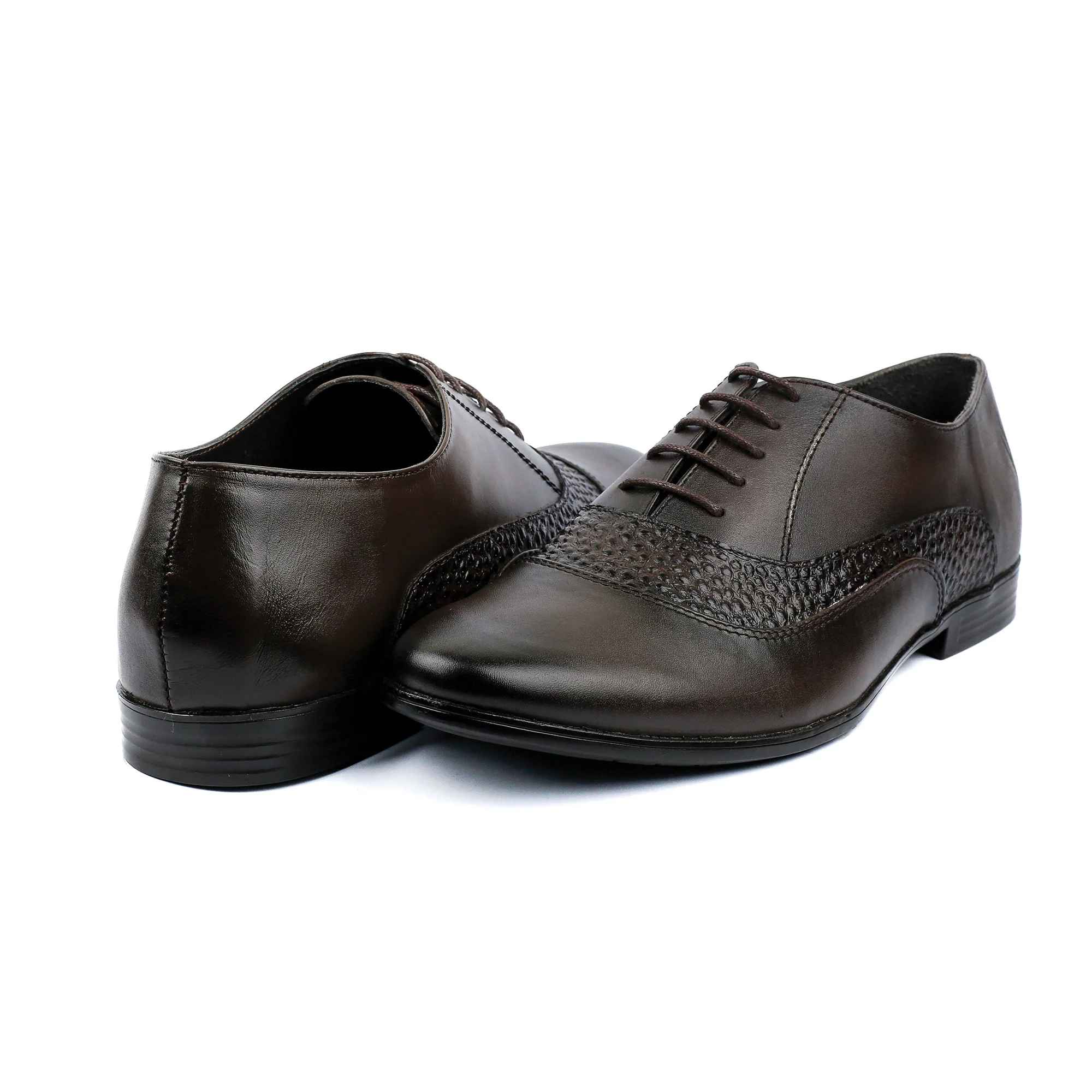 SPLIT LEATHER LACE UP SHOES - Image 6