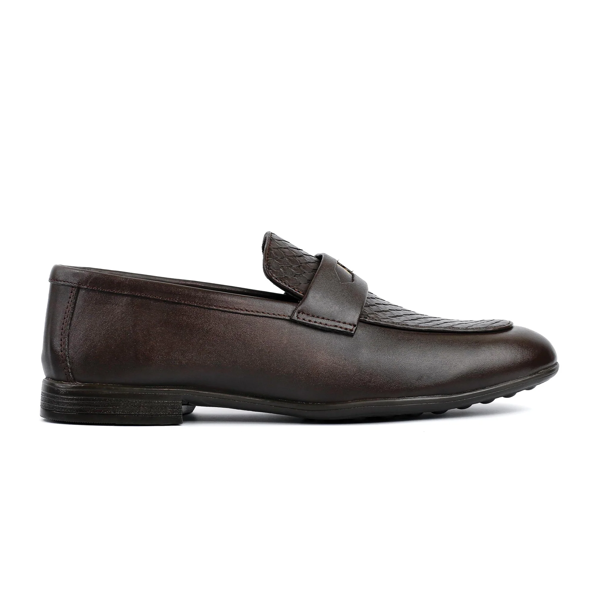BROWN SPLIT LEATHER SHOES - Image 5