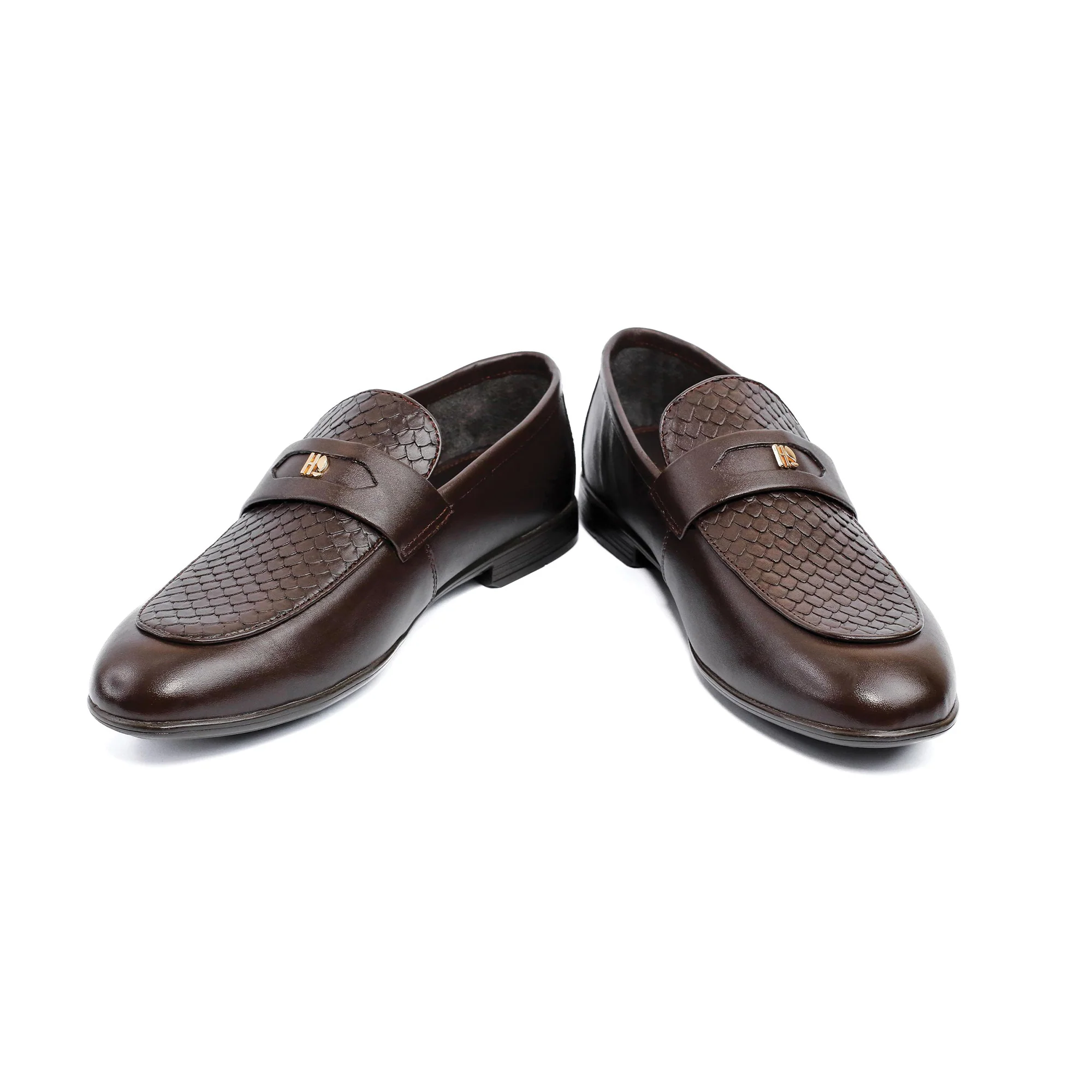 BROWN SPLIT LEATHER SHOES - Image 7