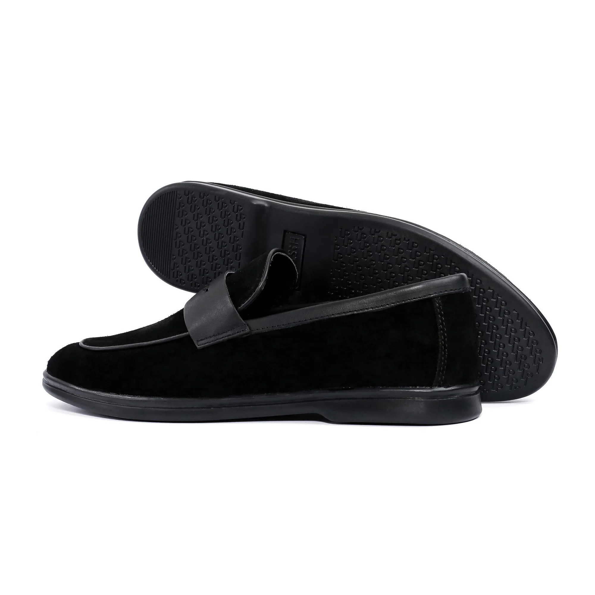 BLACK SUEDE LEATHER LOAFERS - Image 7