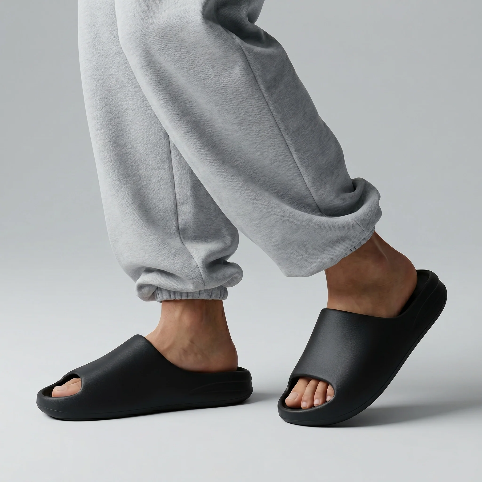 BLACK EVA SLIDES - Image 2