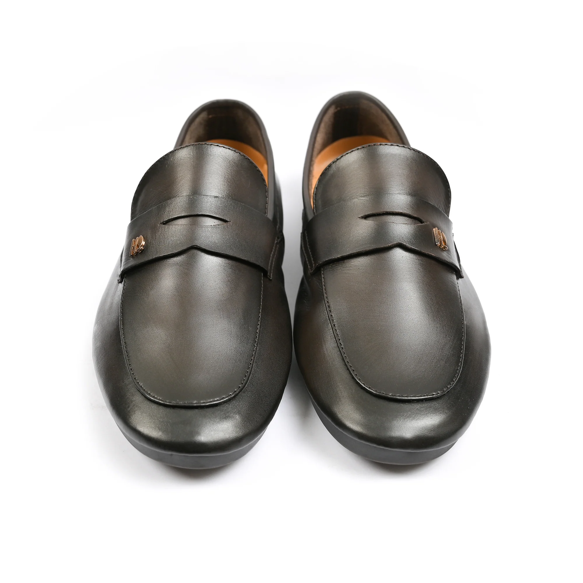 BROWN SOFT LEATHER LOAFERS - Image 2