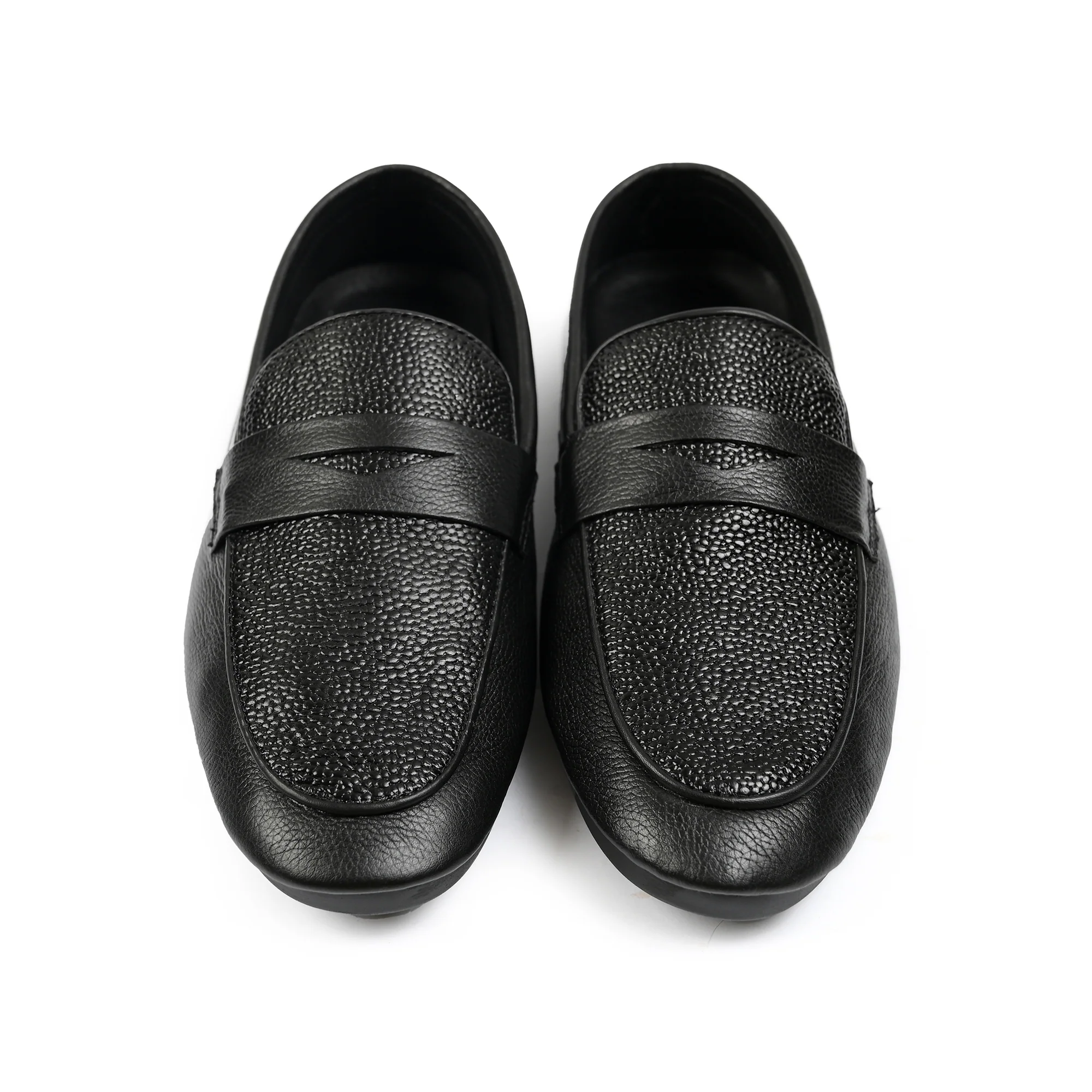 SOFT TEXTURED LEATHER LOAFERS - Image 2