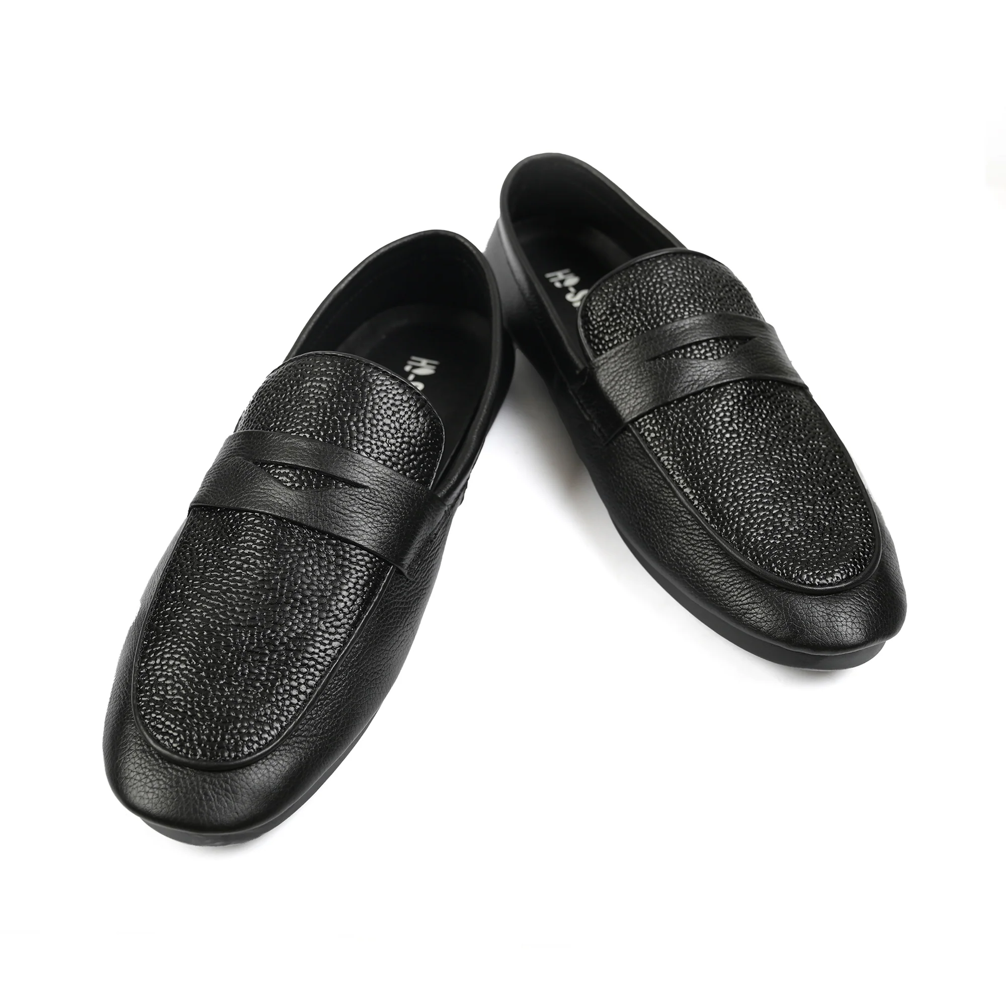 SOFT TEXTURED LEATHER LOAFERS - Image 5