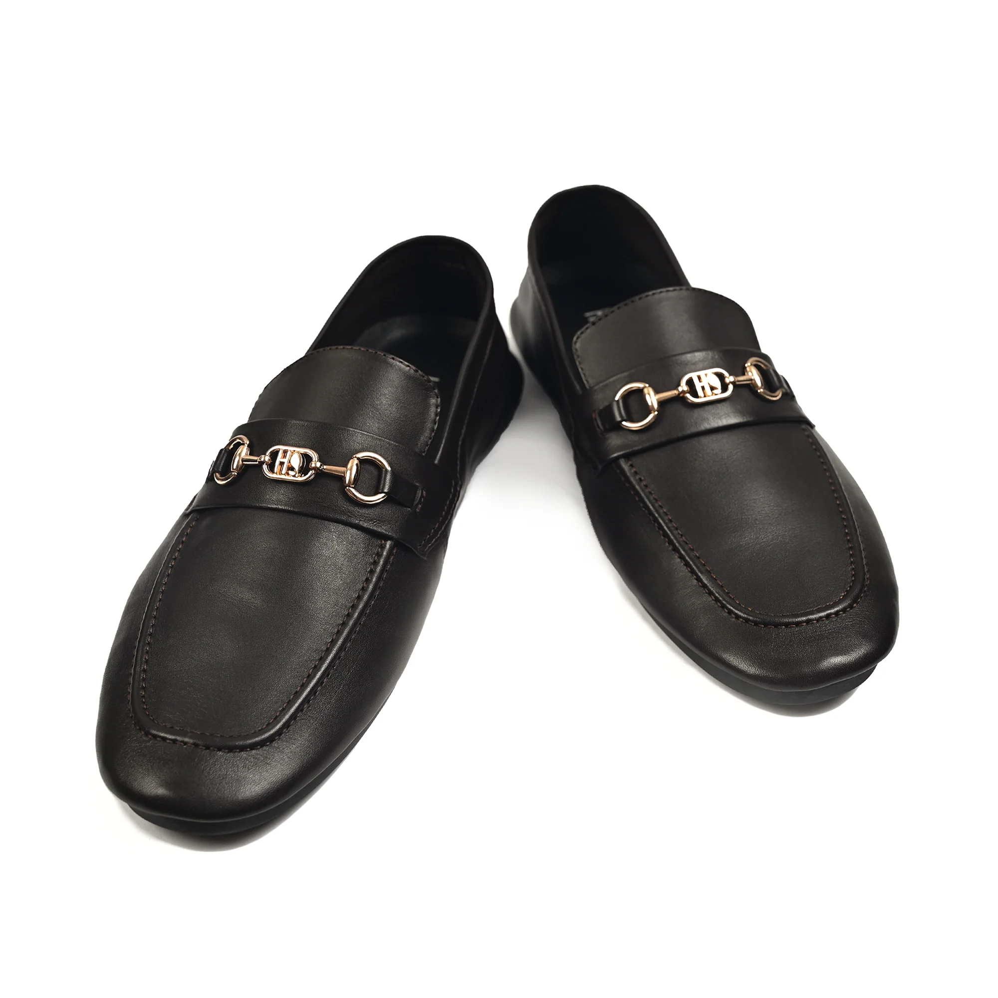 COFFEE SOFT LEATHER SHOES - Image 4