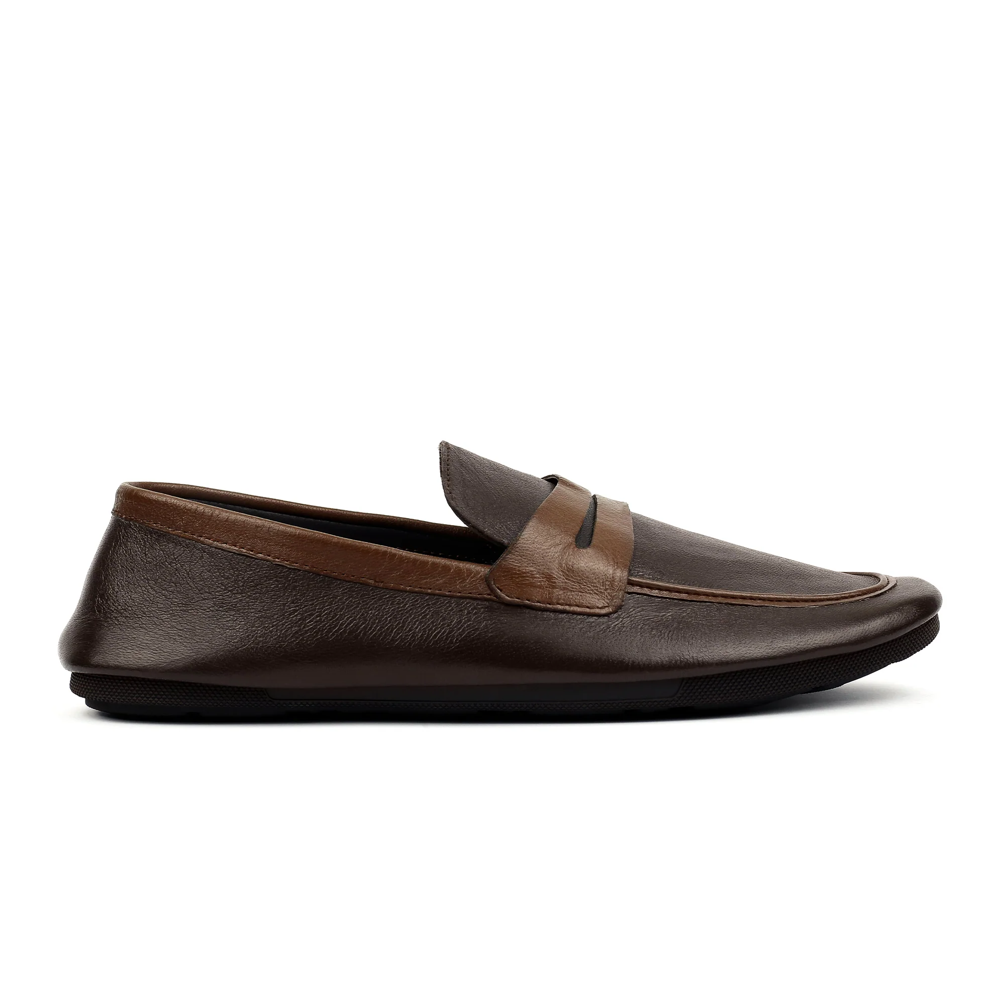 SHEEP LEATHER CONTRAST TIE SHOE - Image 4
