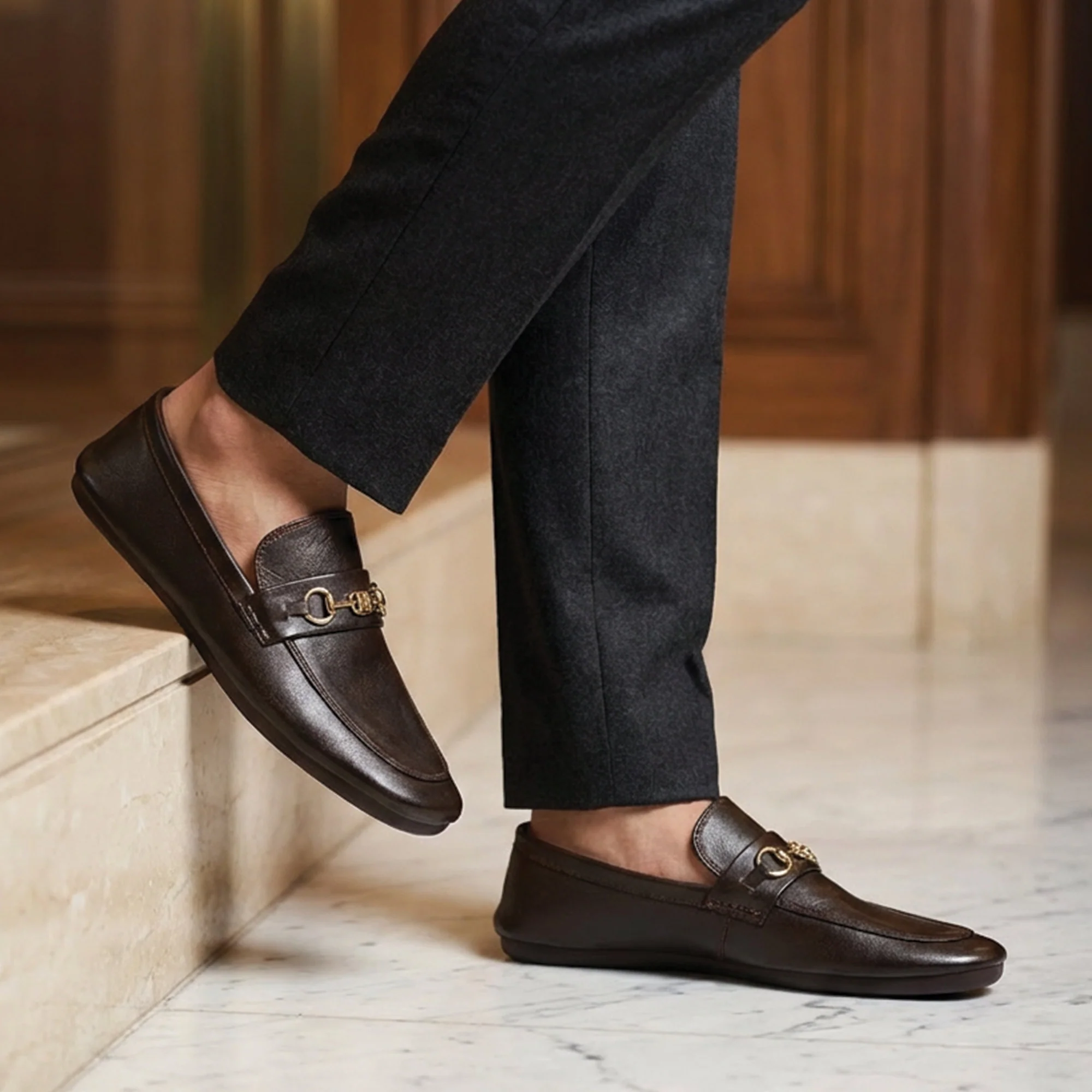ANILINE SOFT LEATHER SHOES - Image 6