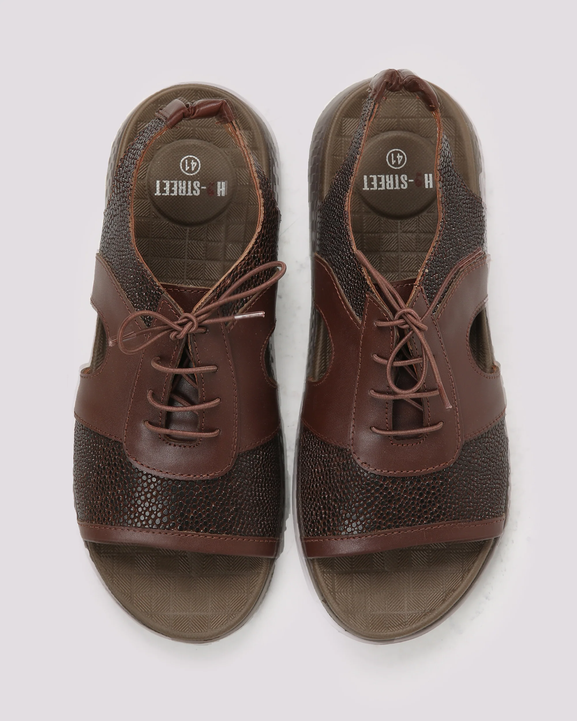 Lace Up Leather Sandal - Image 3