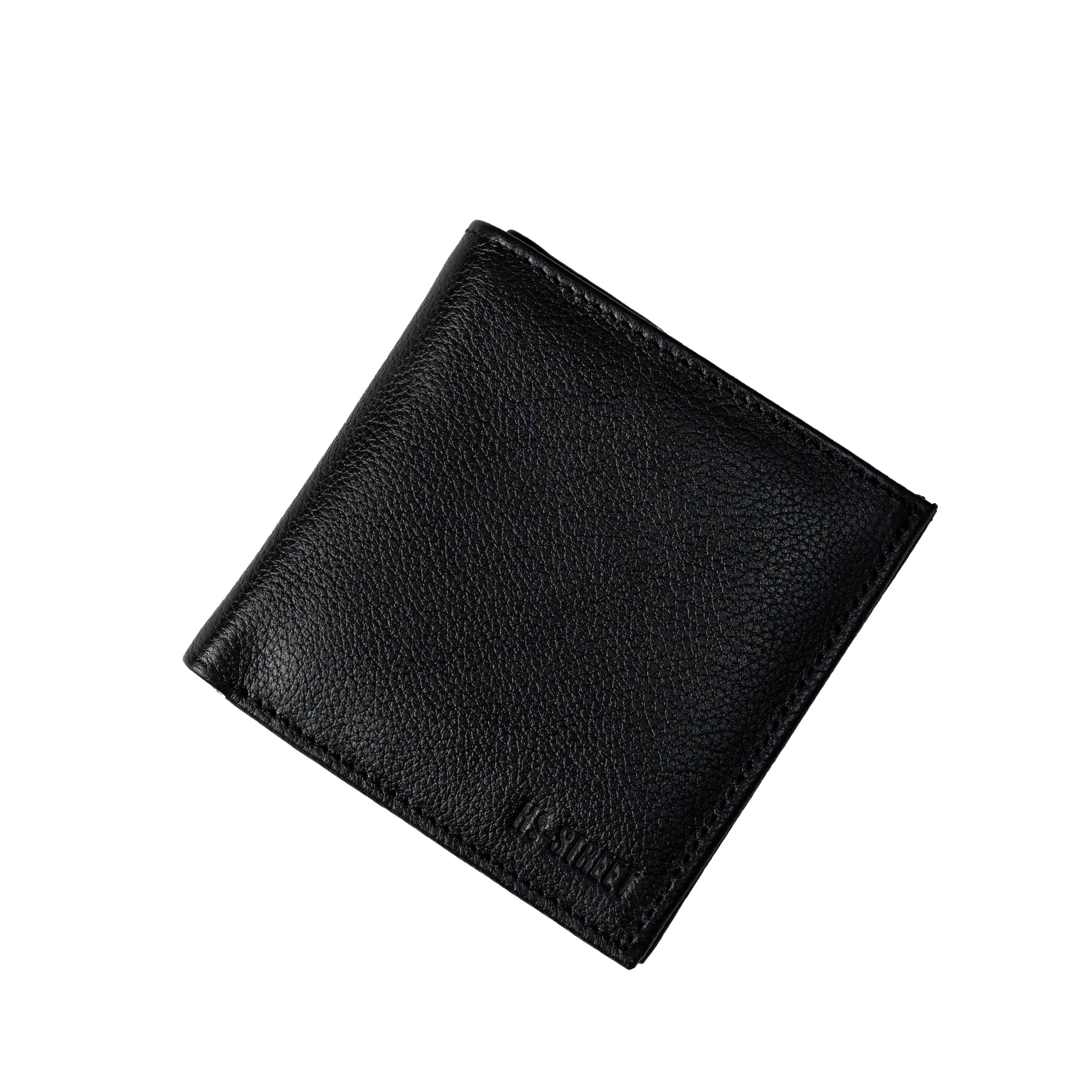 BLACK MILT LEATHER WALLET - Image 2
