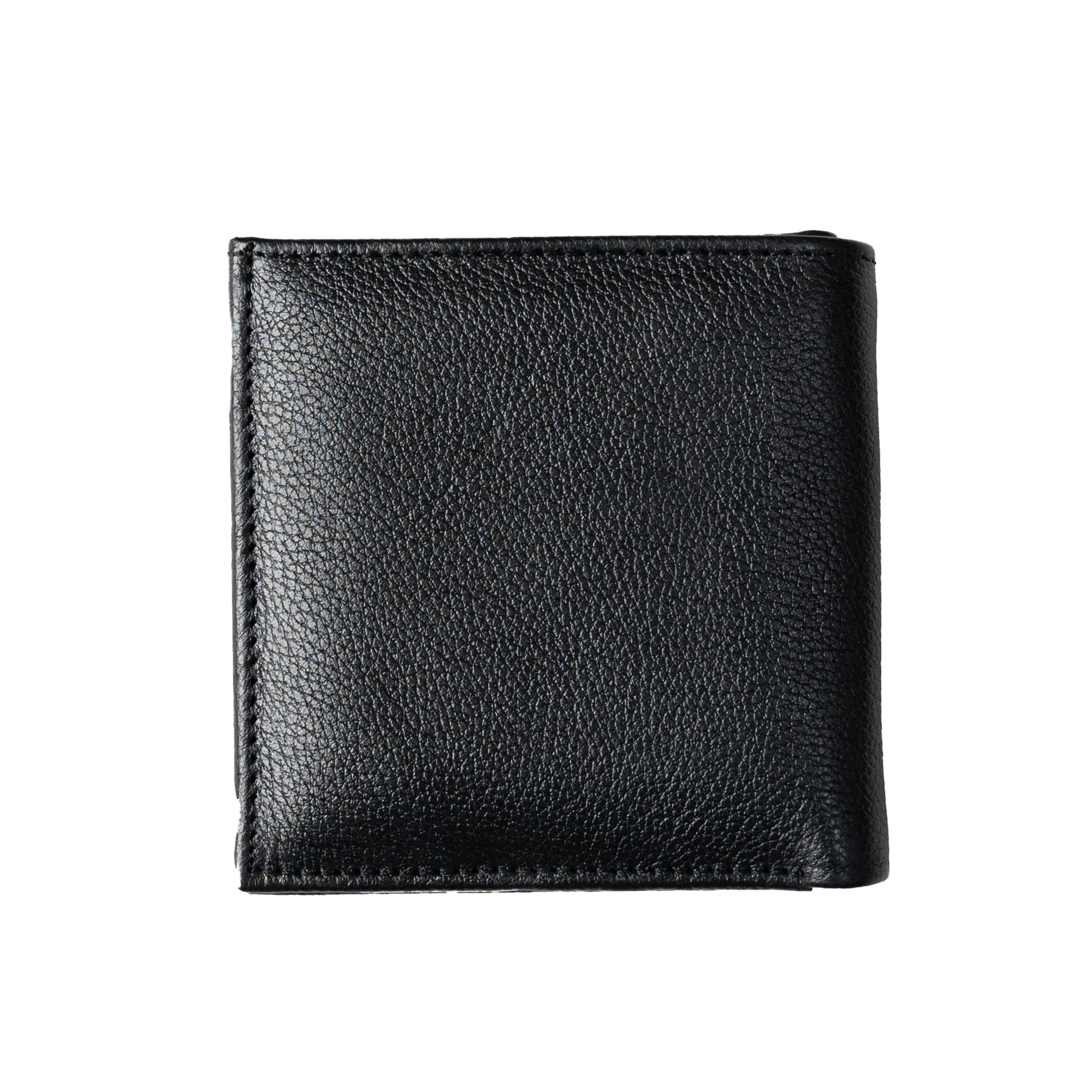 BLACK MILT LEATHER WALLET - Image 4