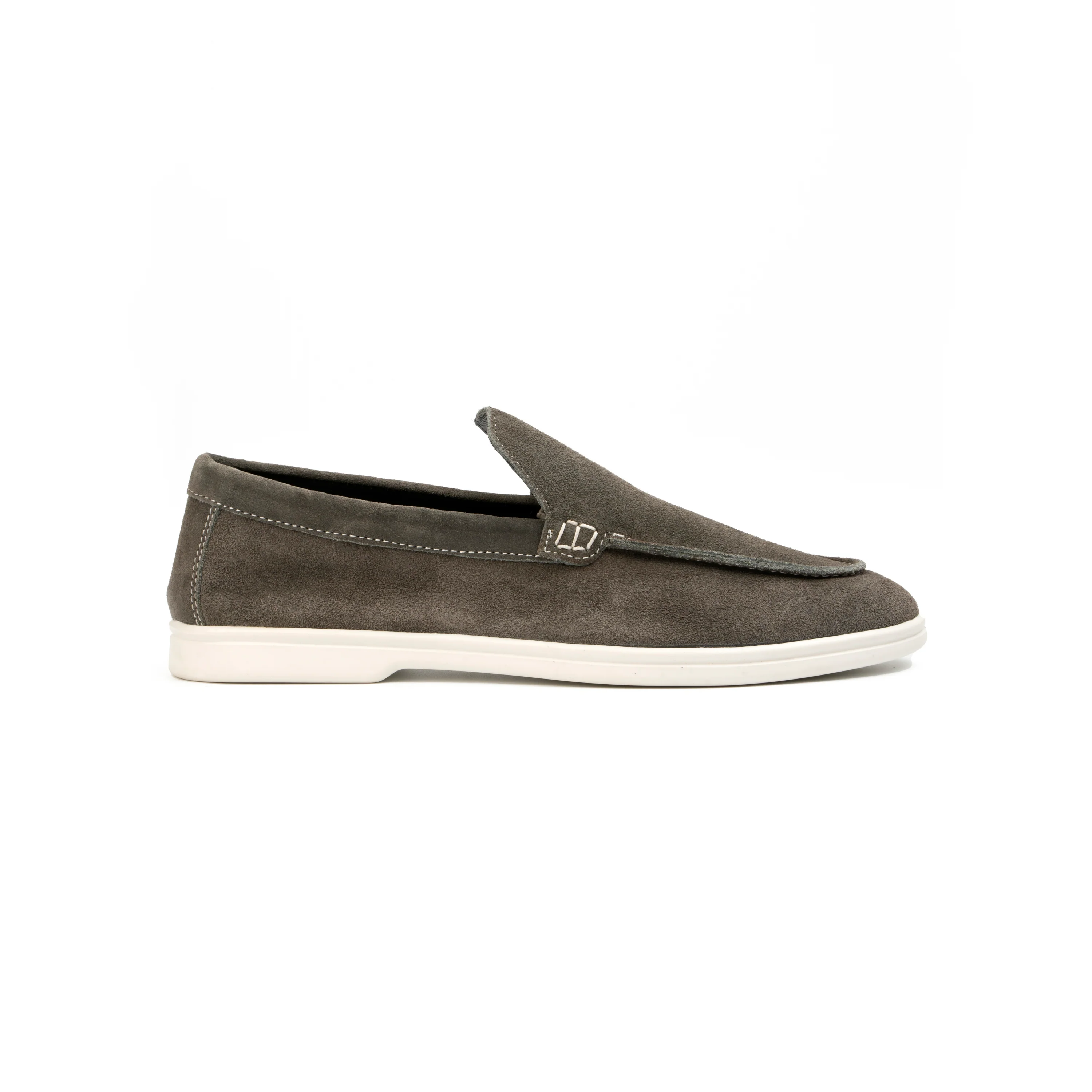 GREY SUEDE LEATHER LOAFER - Image 3