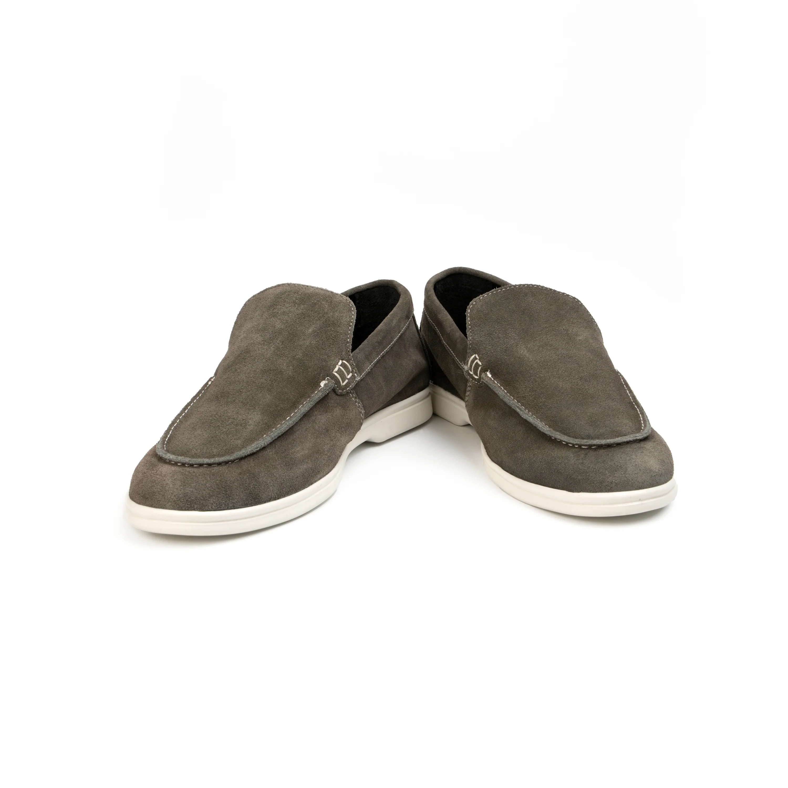 GREY SUEDE LEATHER LOAFER - Image 5