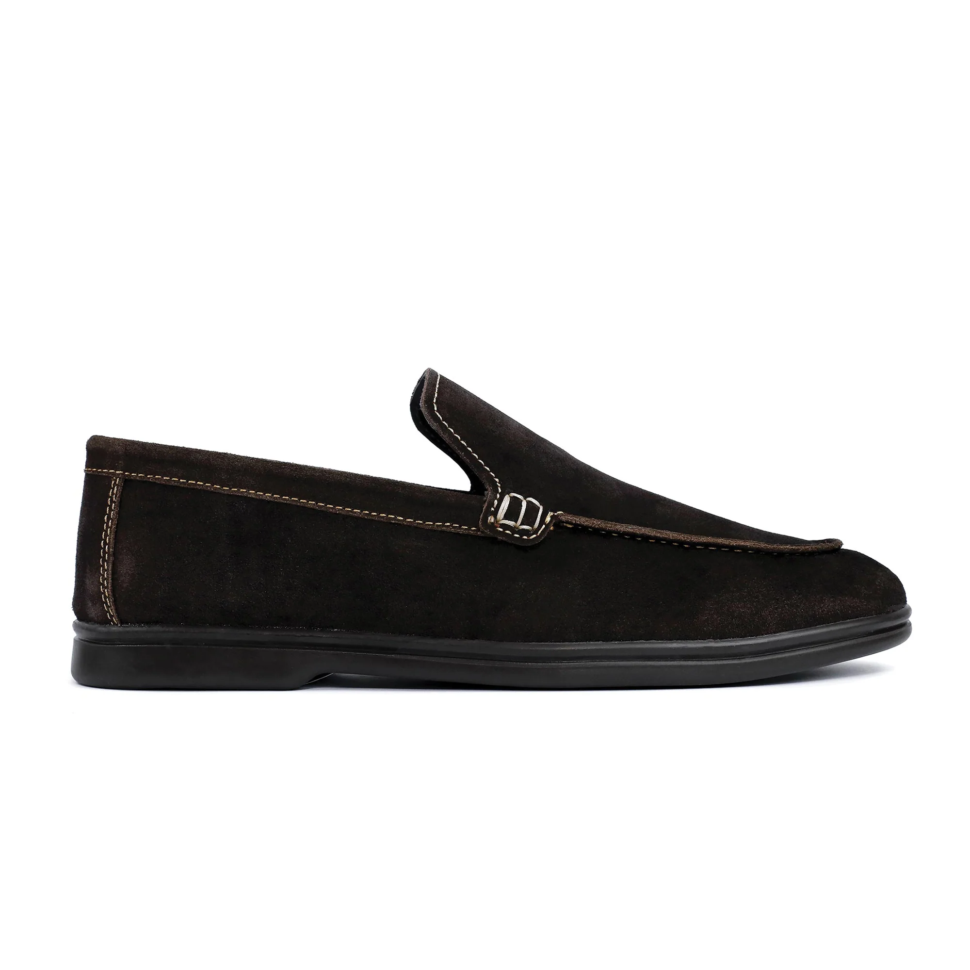 BROWN SUEDE OLD MONEY LOAFERS - Image 4