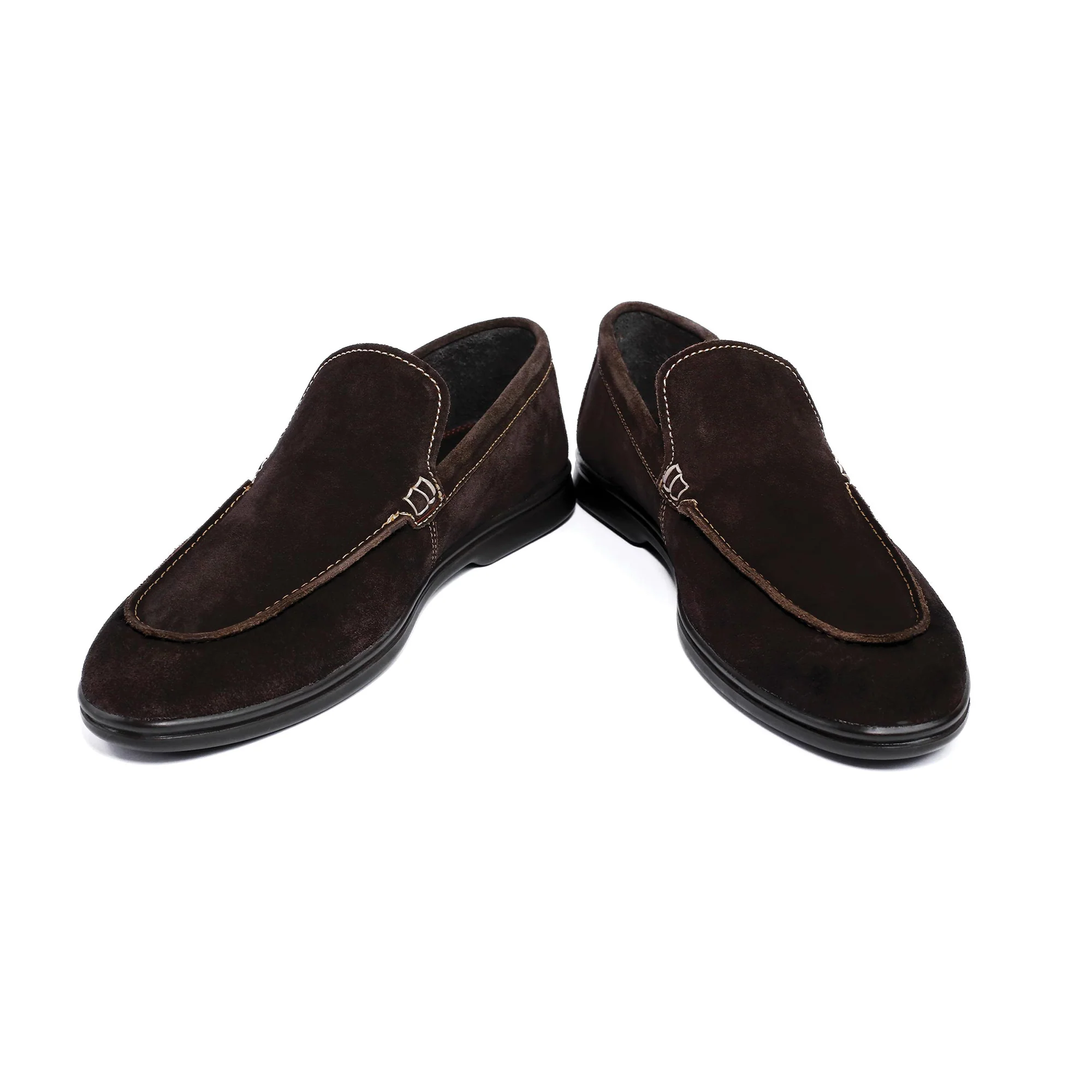BROWN SUEDE OLD MONEY LOAFERS - Image 6
