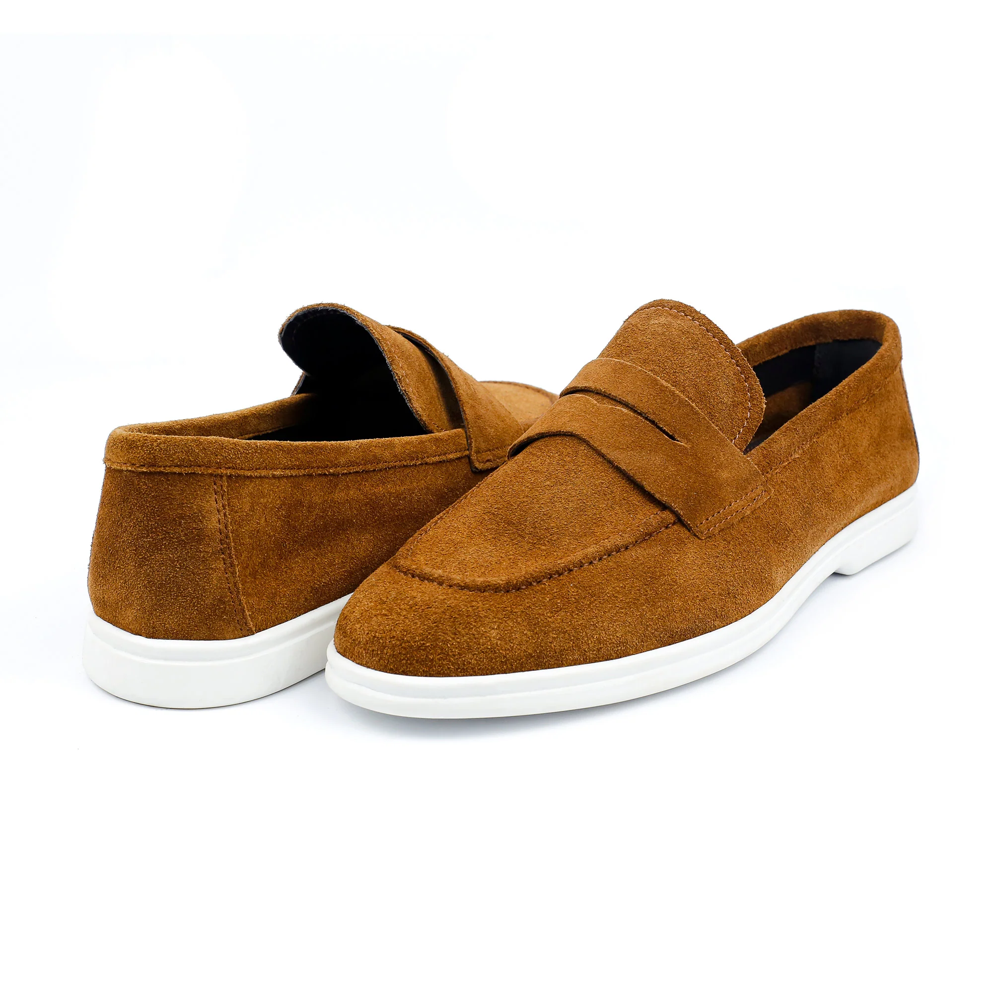 SUEDE LEATHER OLD MONEY SHOES - Image 5