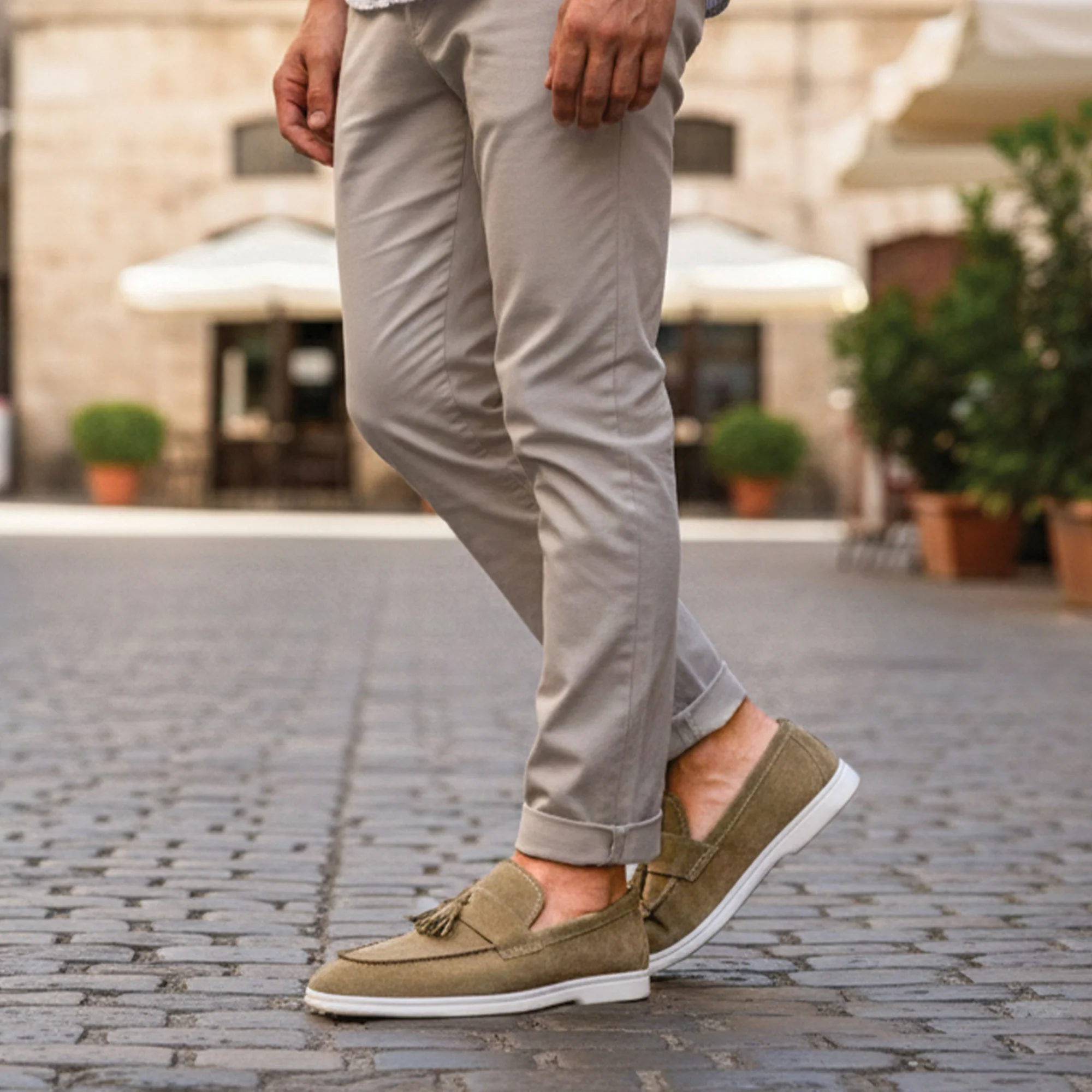 TASSEL SUEDE LEATHER LOAFERS - Image 6