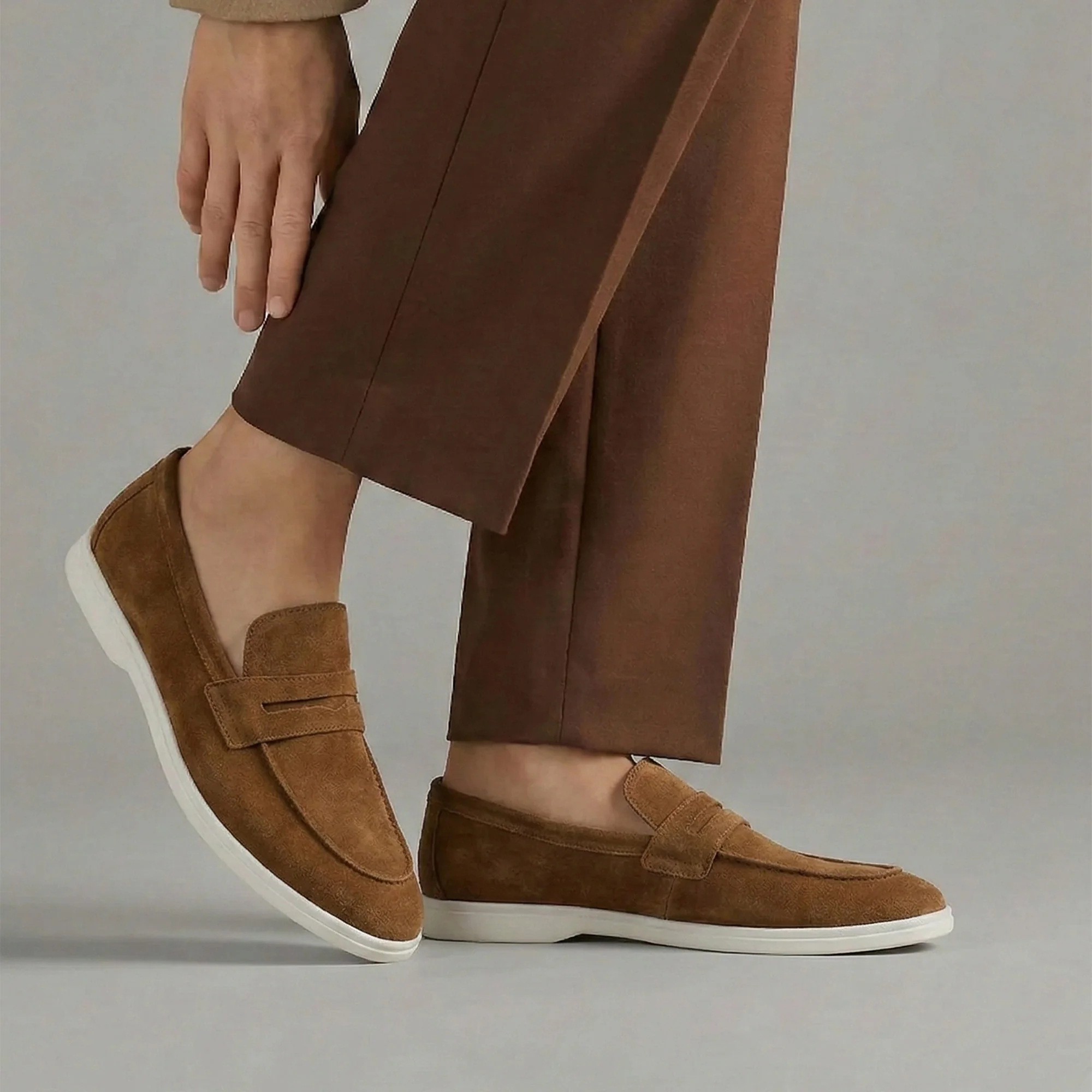 SUEDE LEATHER COMFORT LOAFER - Image 2