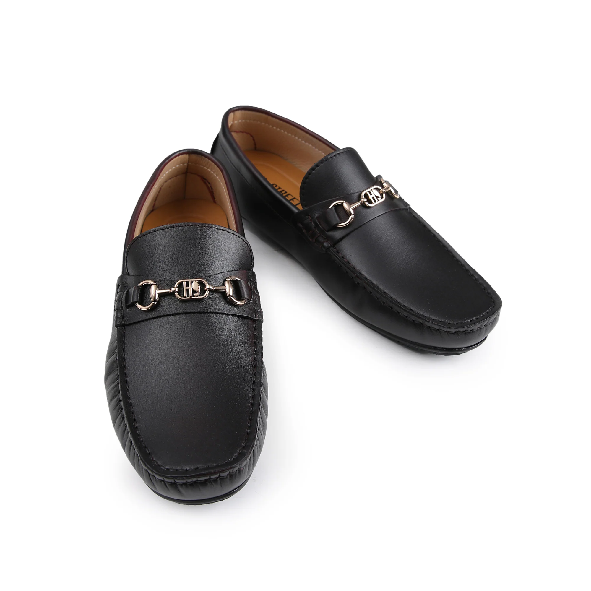 TWO TONE LEATHER LOAFERS - Image 3