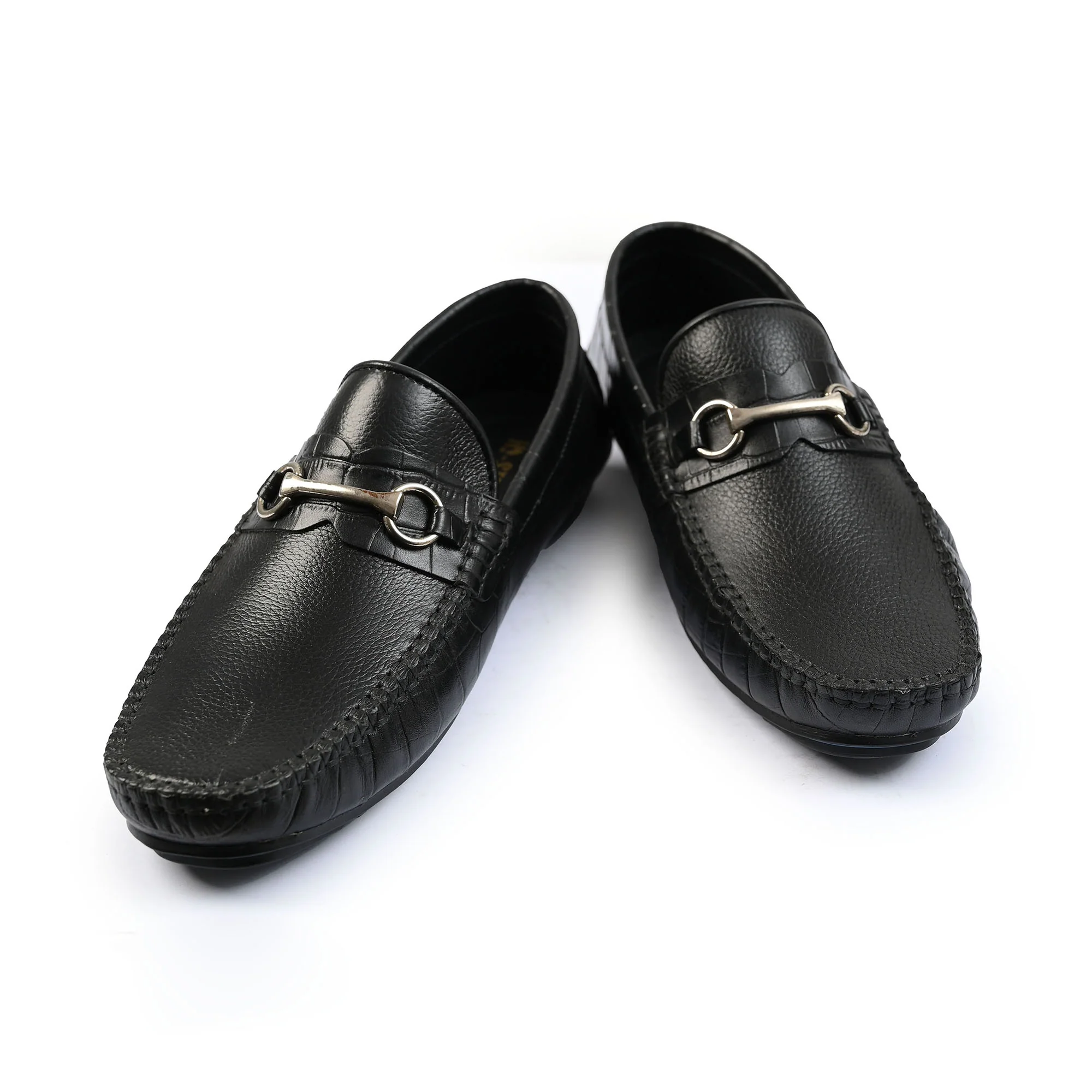 BLACK LEATHER MOCCASIN - Image 5