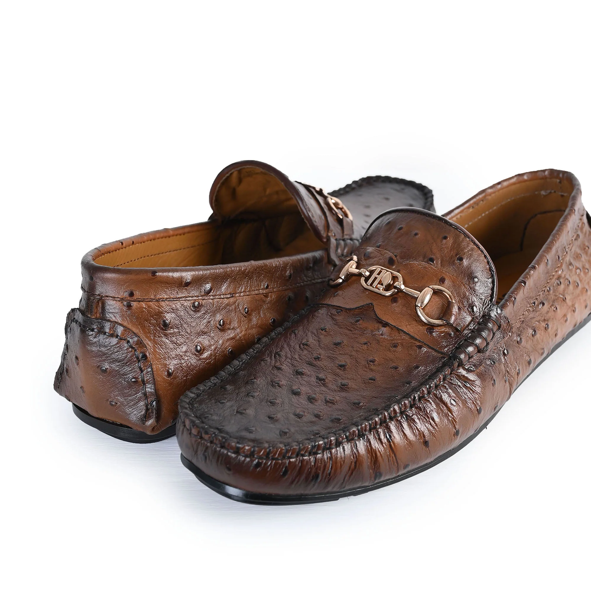 TEXTURED LEATHER MOCCASIN - Image 3