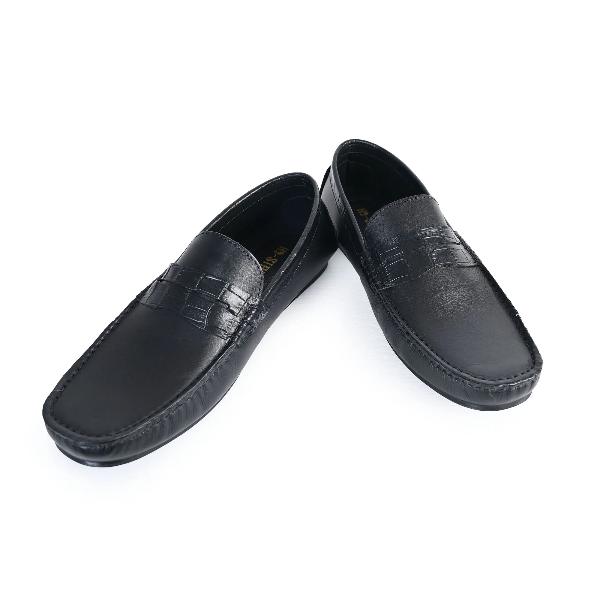 BLACK SOFT LEATHER COMFORT LOAFER - Image 4