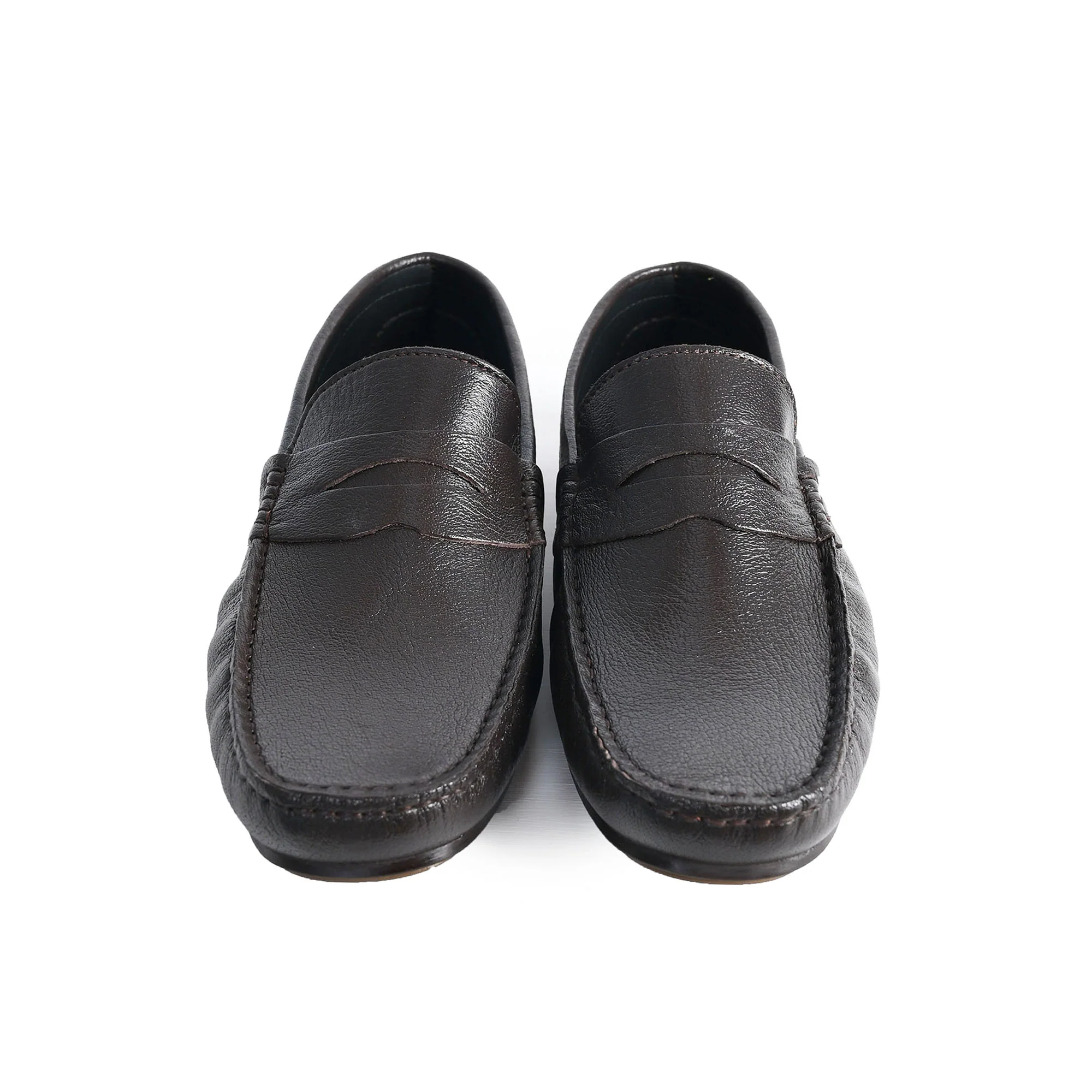 COFFEE SOFT LEATHER SHOES - Image 2