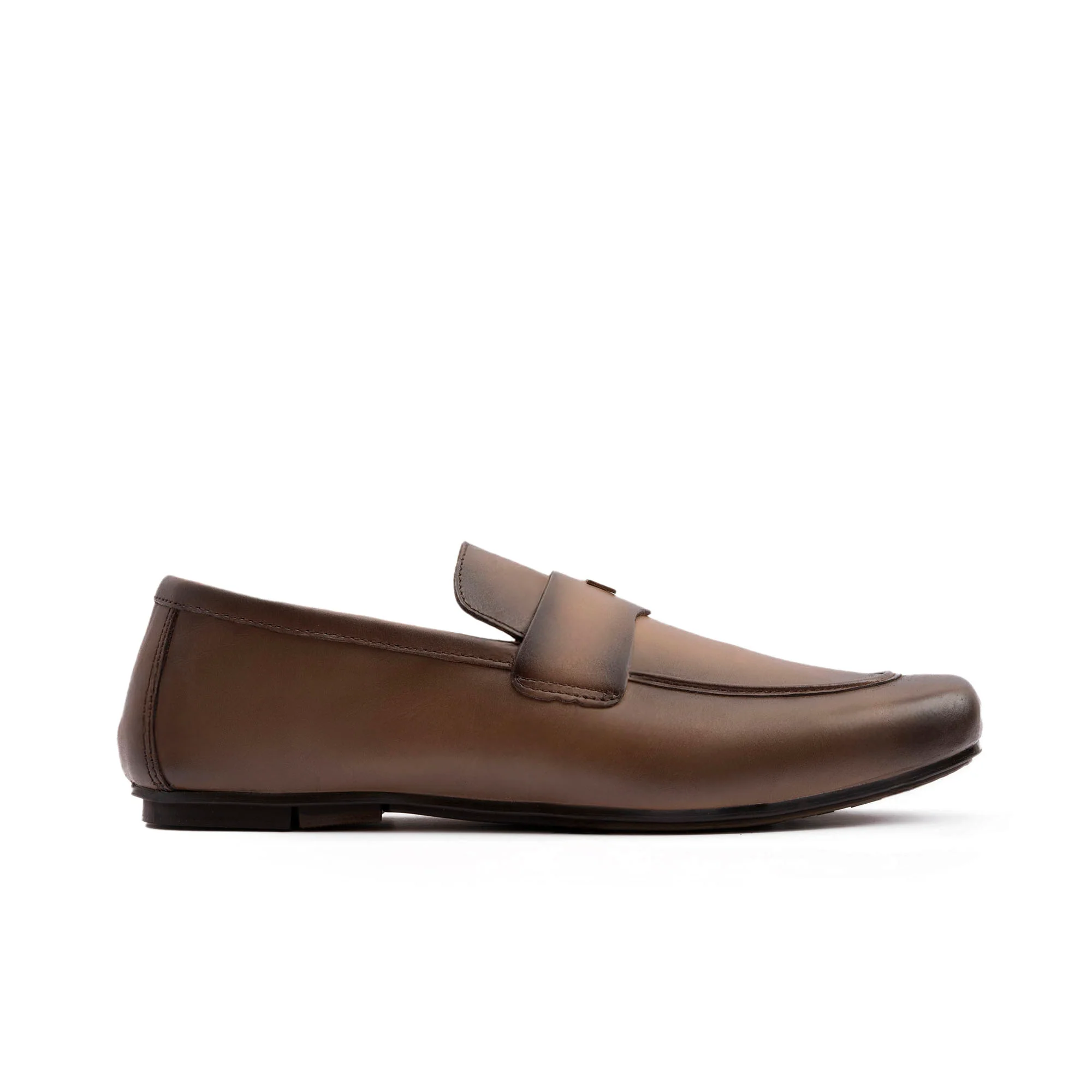 SOFT LEATHER SHADED TOE MOCCASINS - Image 3