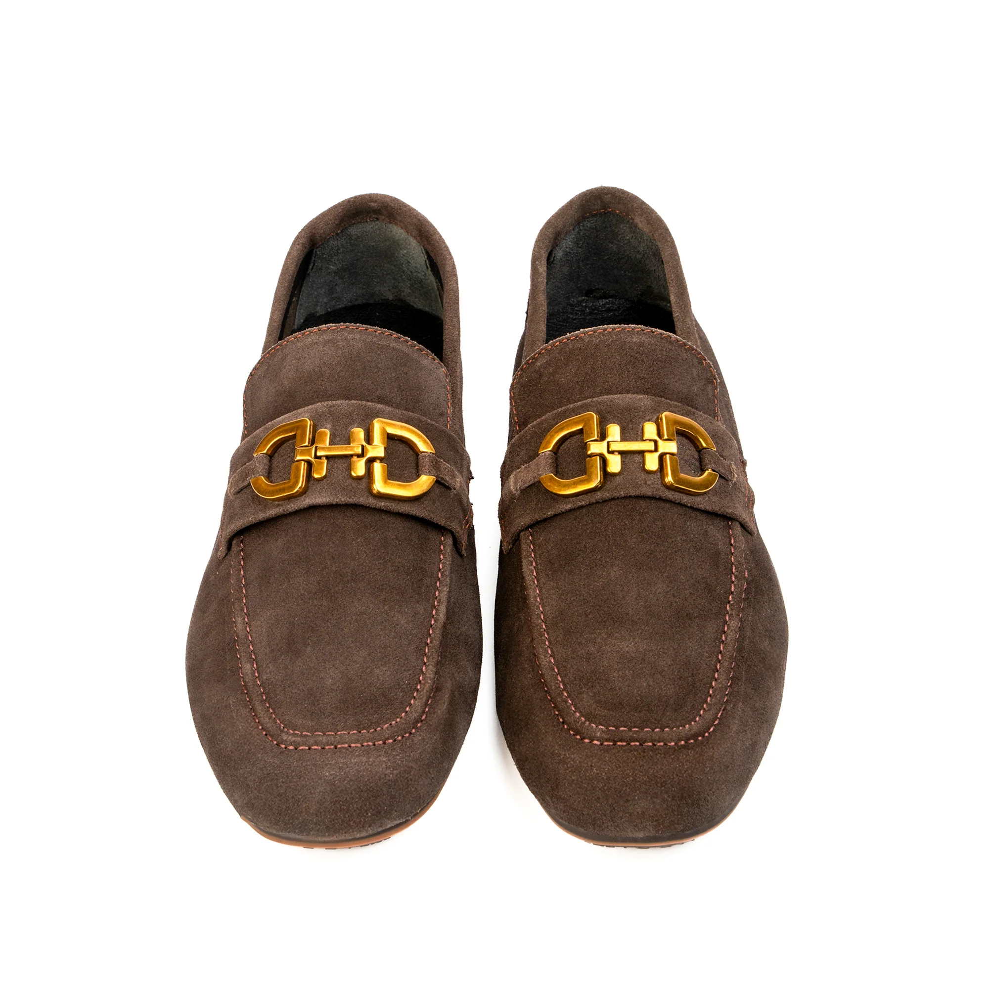 BROWN SUEDE LEATHER MOCCASIN - Image 2