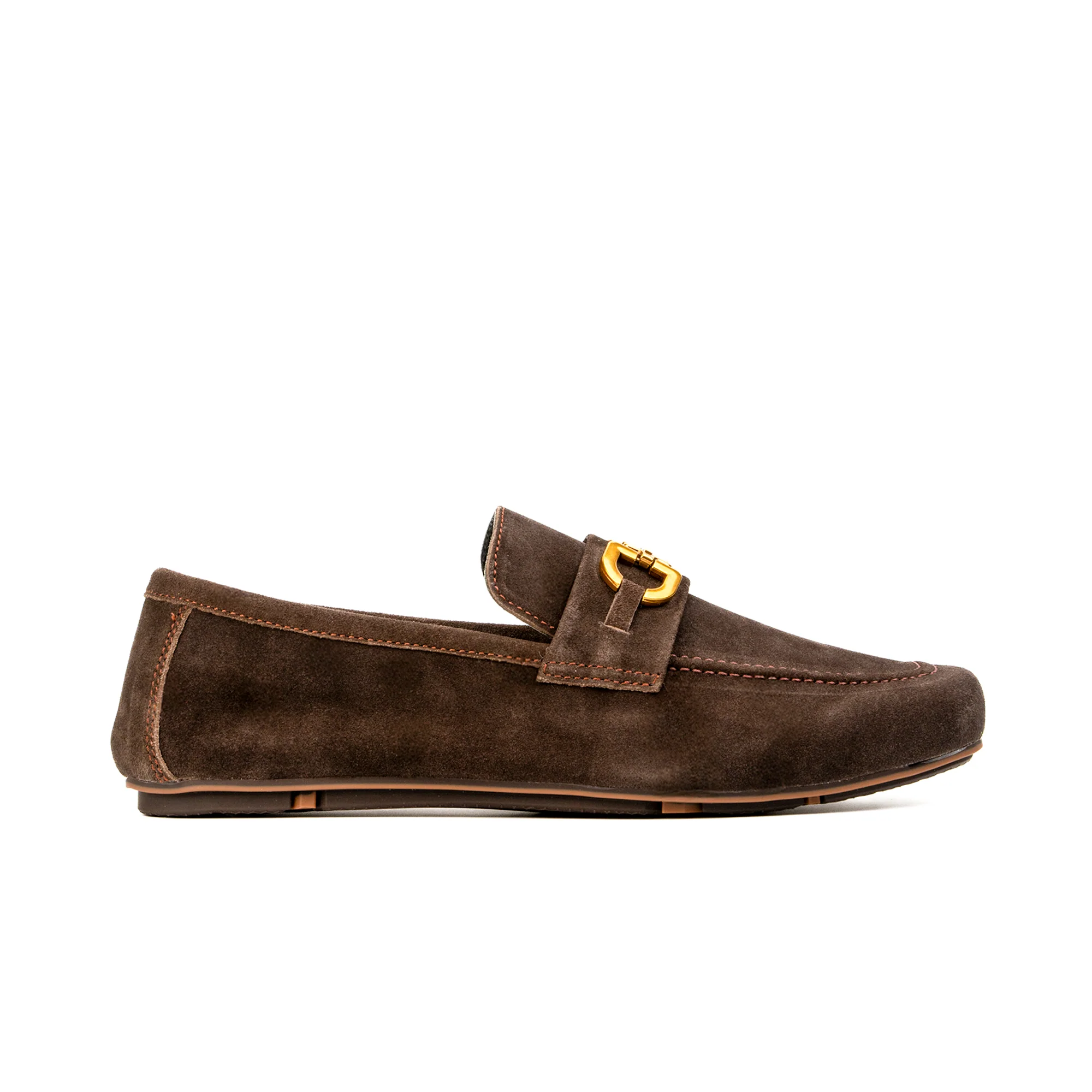 BROWN SUEDE LEATHER MOCCASIN - Image 3