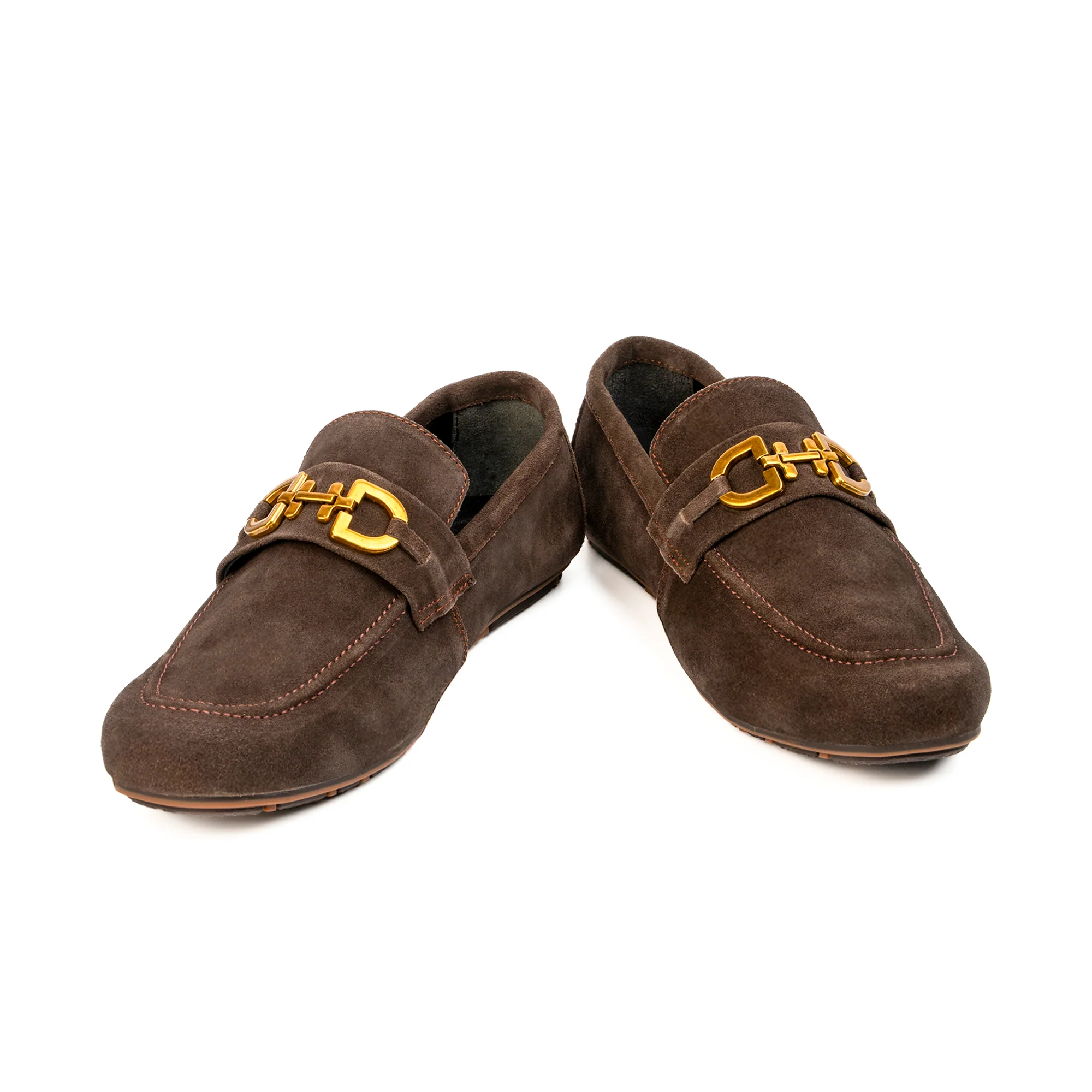 BROWN SUEDE LEATHER MOCCASIN - Image 5