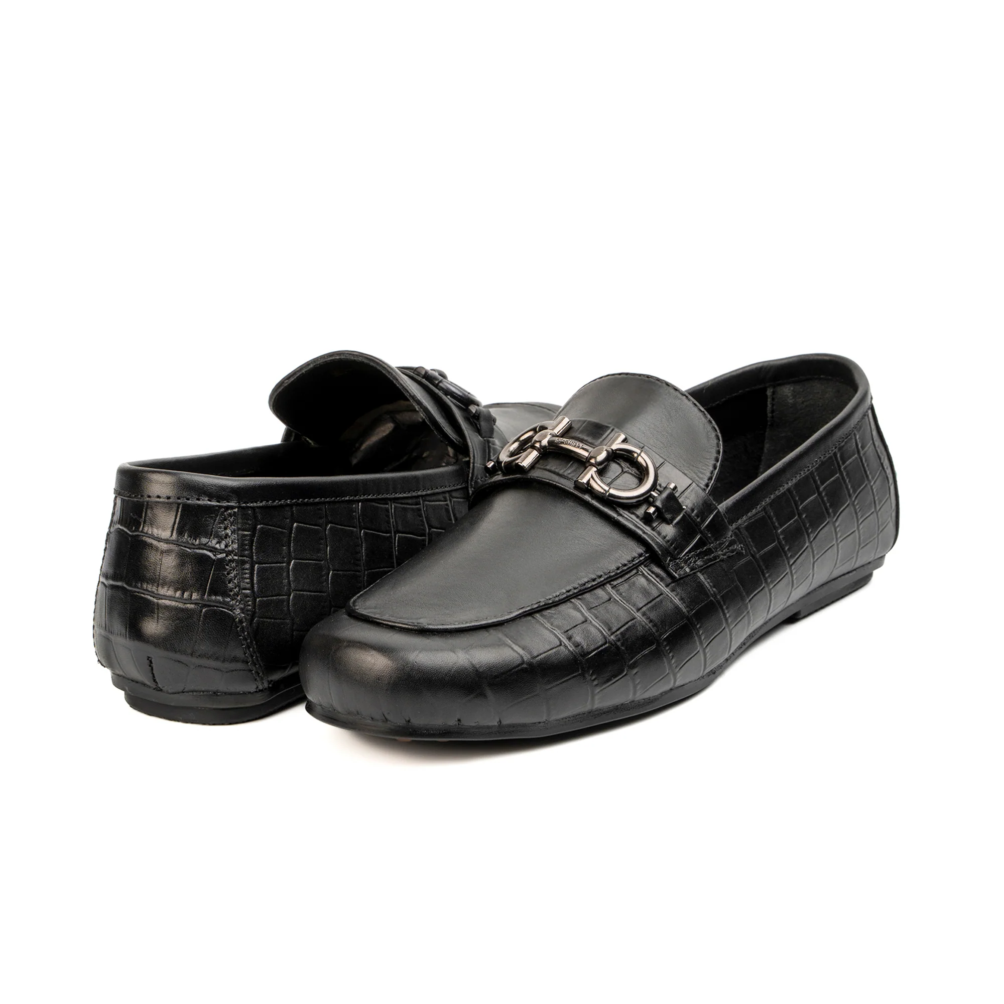 MULTI LEATHER BUCKLE MOCCASIN - Image 4