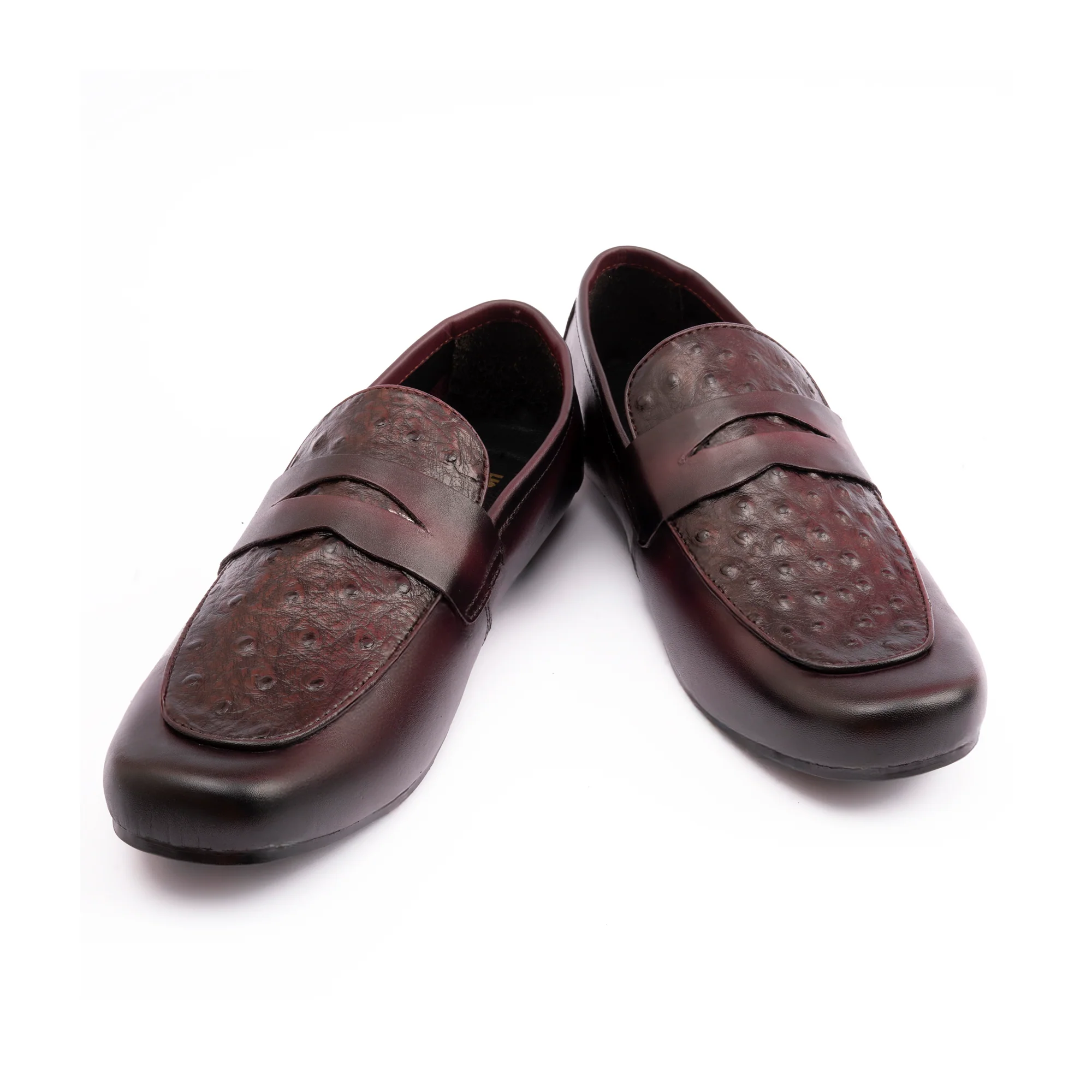 OSTRICH LEATHER TEXTURED MOCCASIN - Image 5