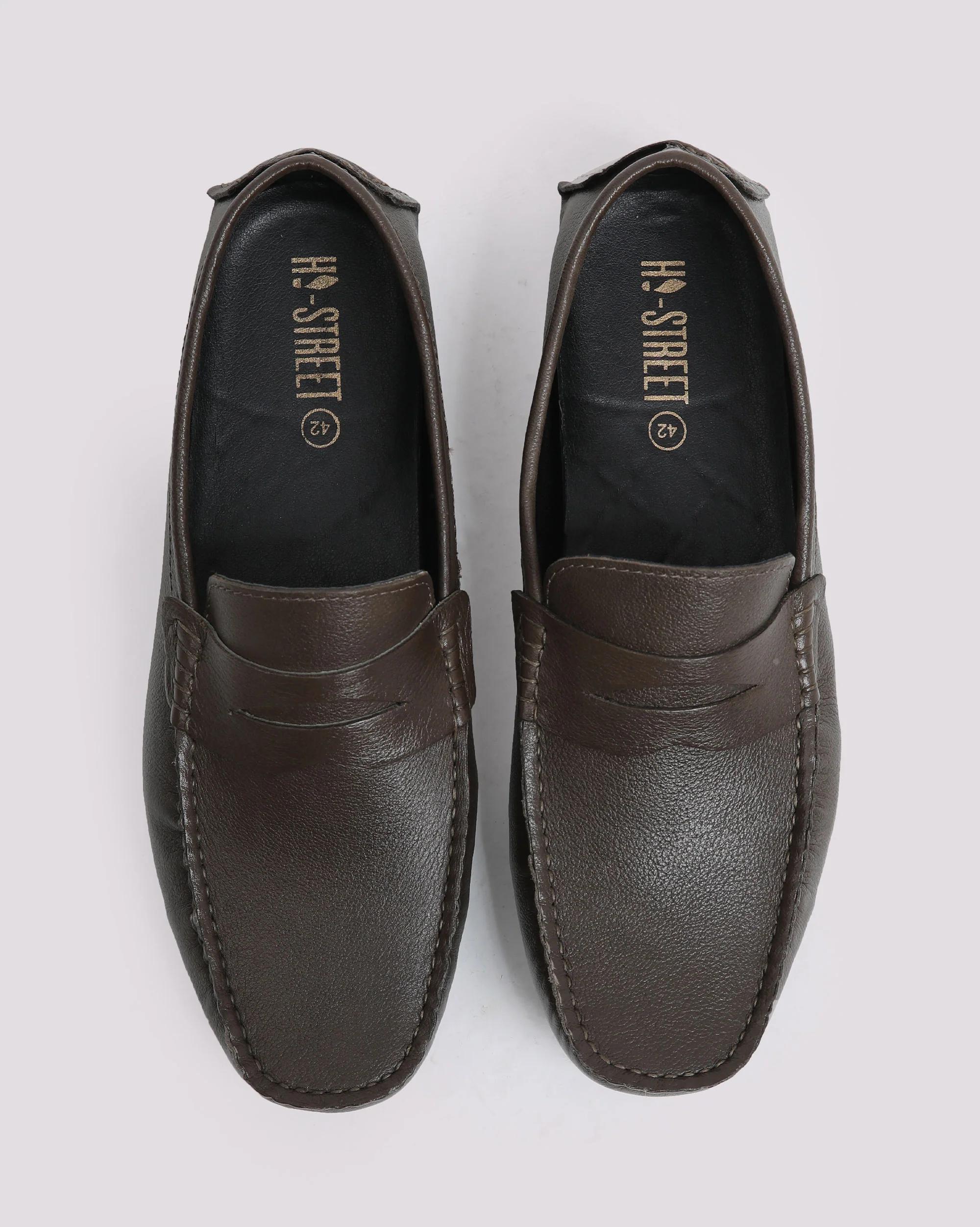 OLIVE MILT LEATHER MOCASSIN - Image 5