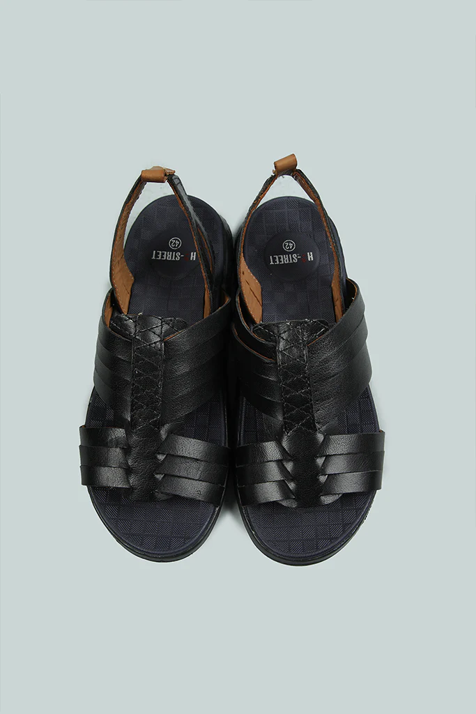 BLACK STRIPE COMFORT LEATHER - Image 3