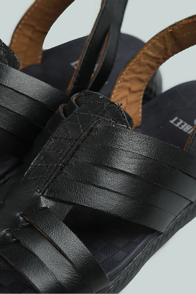 BLACK STRIPE COMFORT LEATHER - Image 5