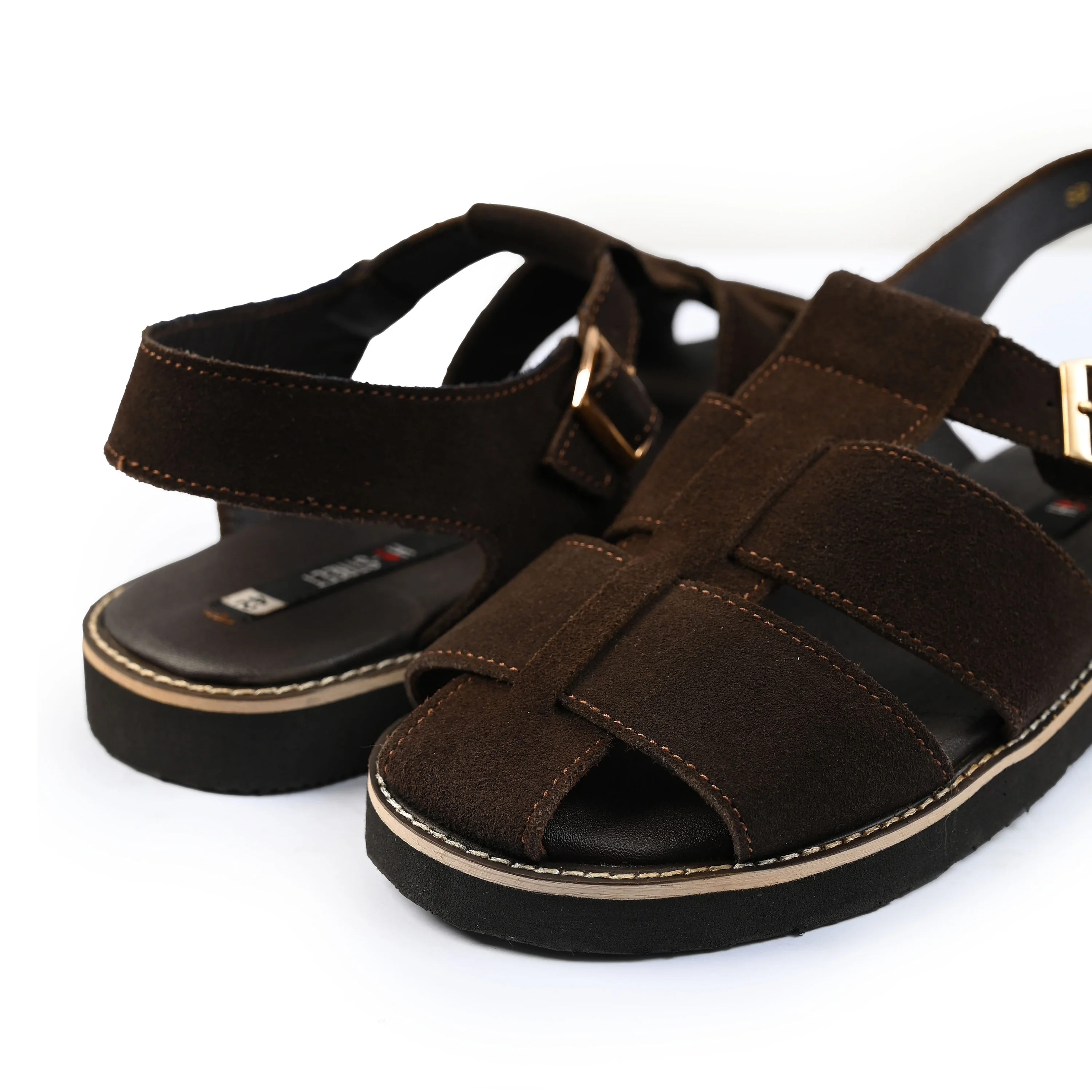 SUEDE LEATHER COMFORT SANDAL - Image 4