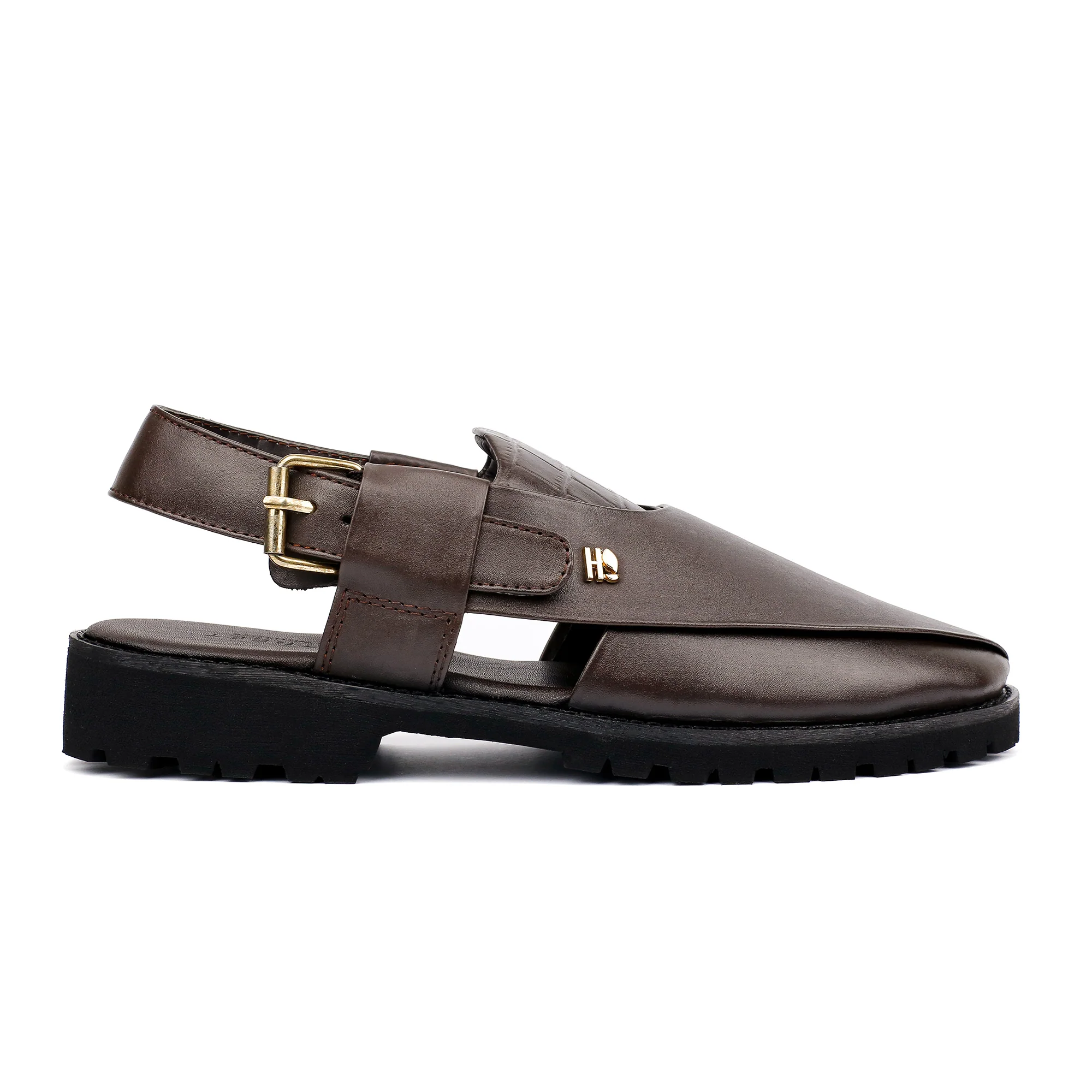 SPLIT LEATHER COMFORT SANDAL - Image 4