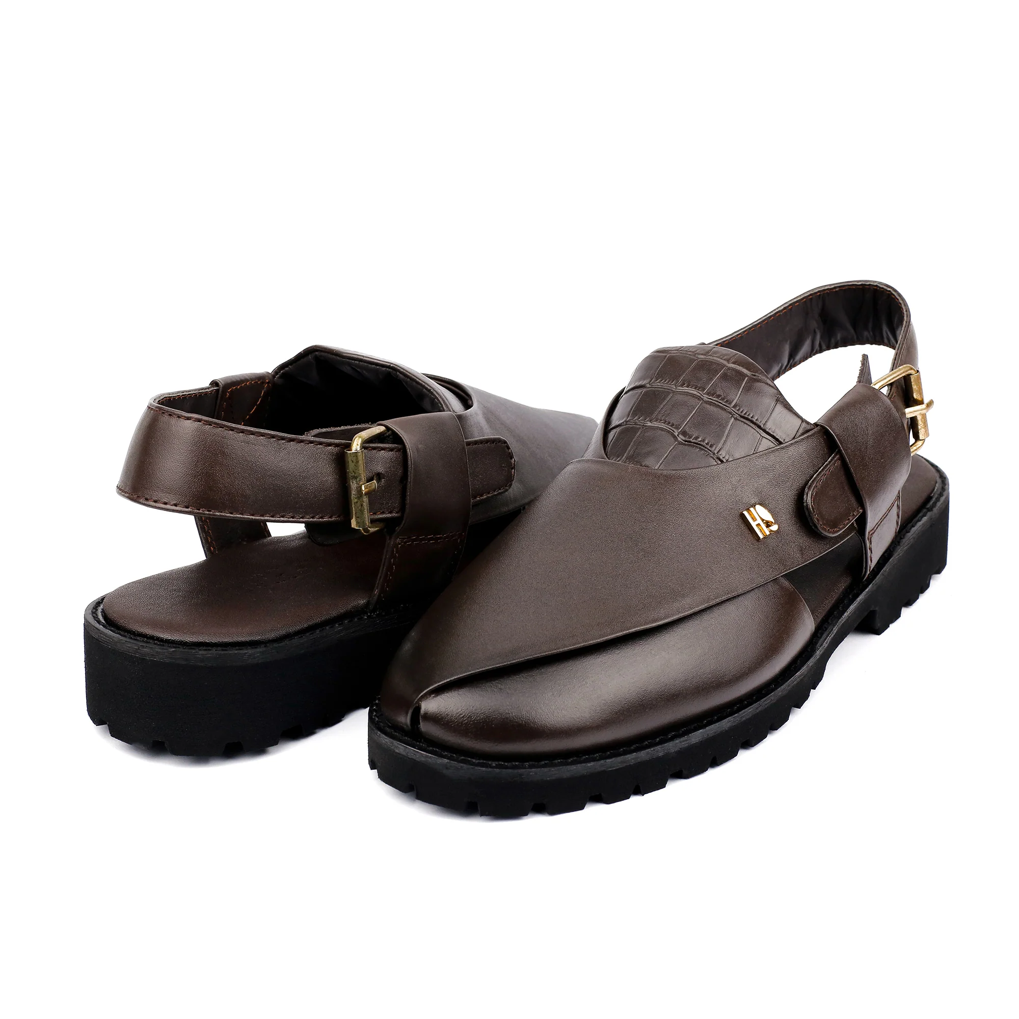 SPLIT LEATHER COMFORT SANDAL - Image 5