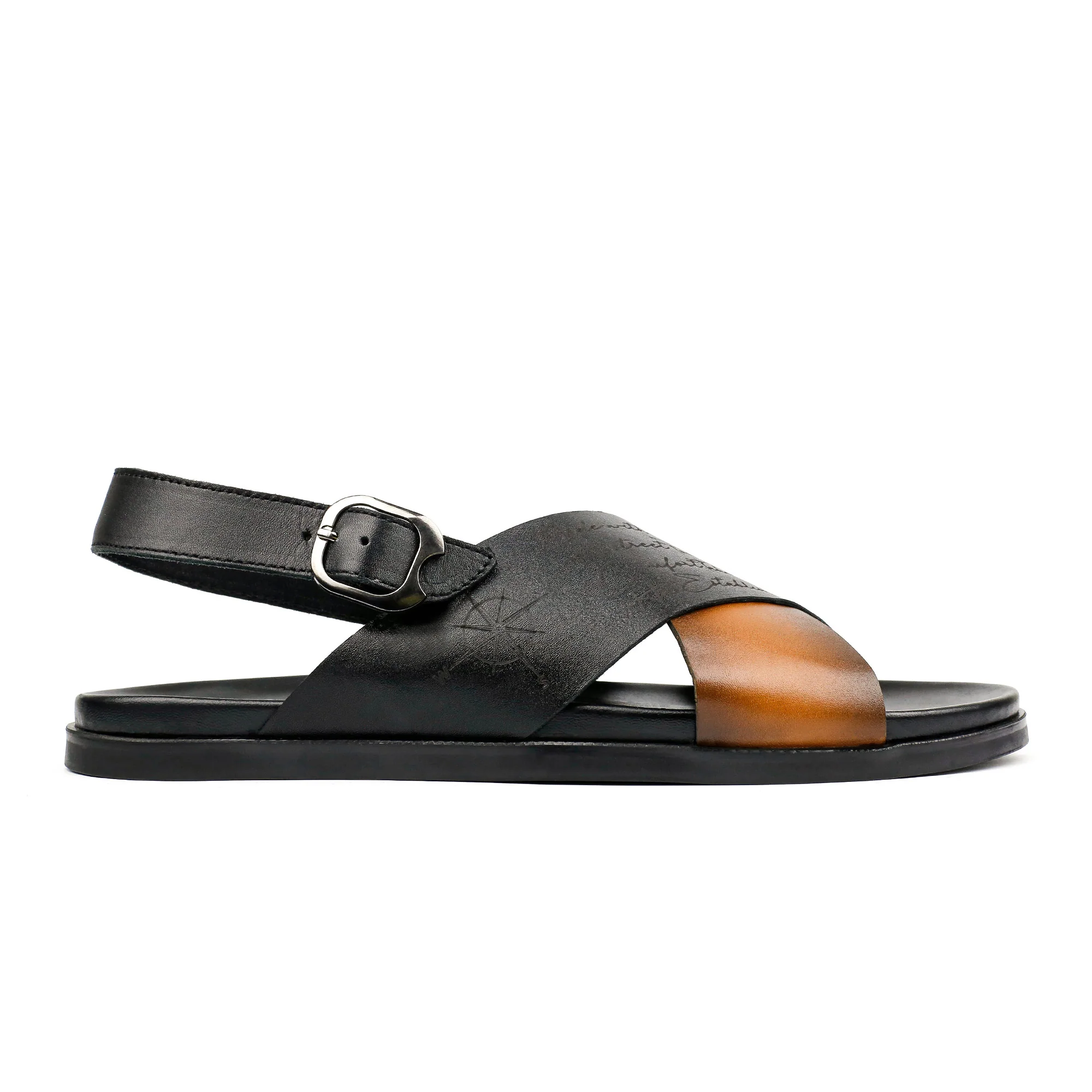 WRITING LEATHER EVA SANDAL - Image 4