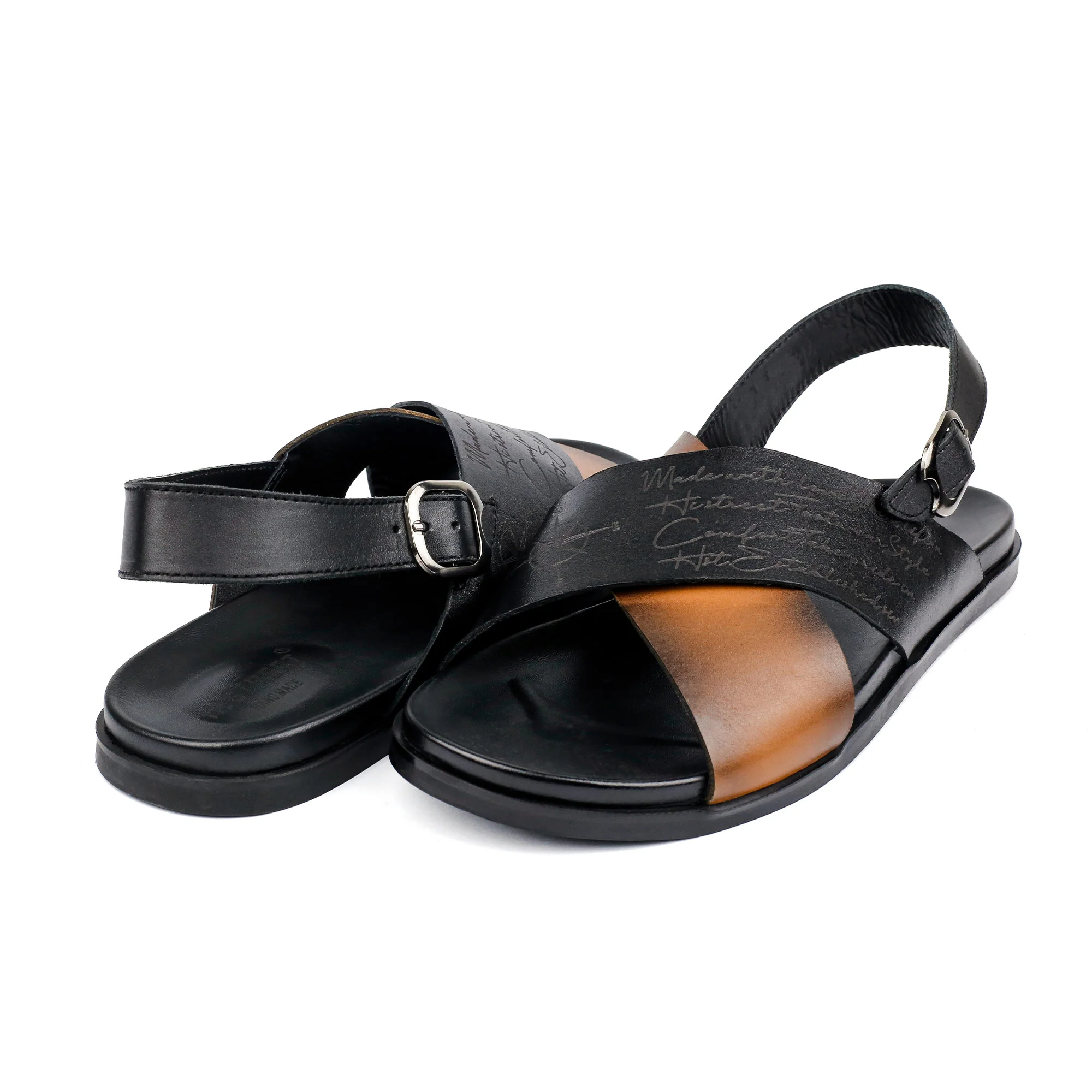 WRITING LEATHER EVA SANDAL - Image 5
