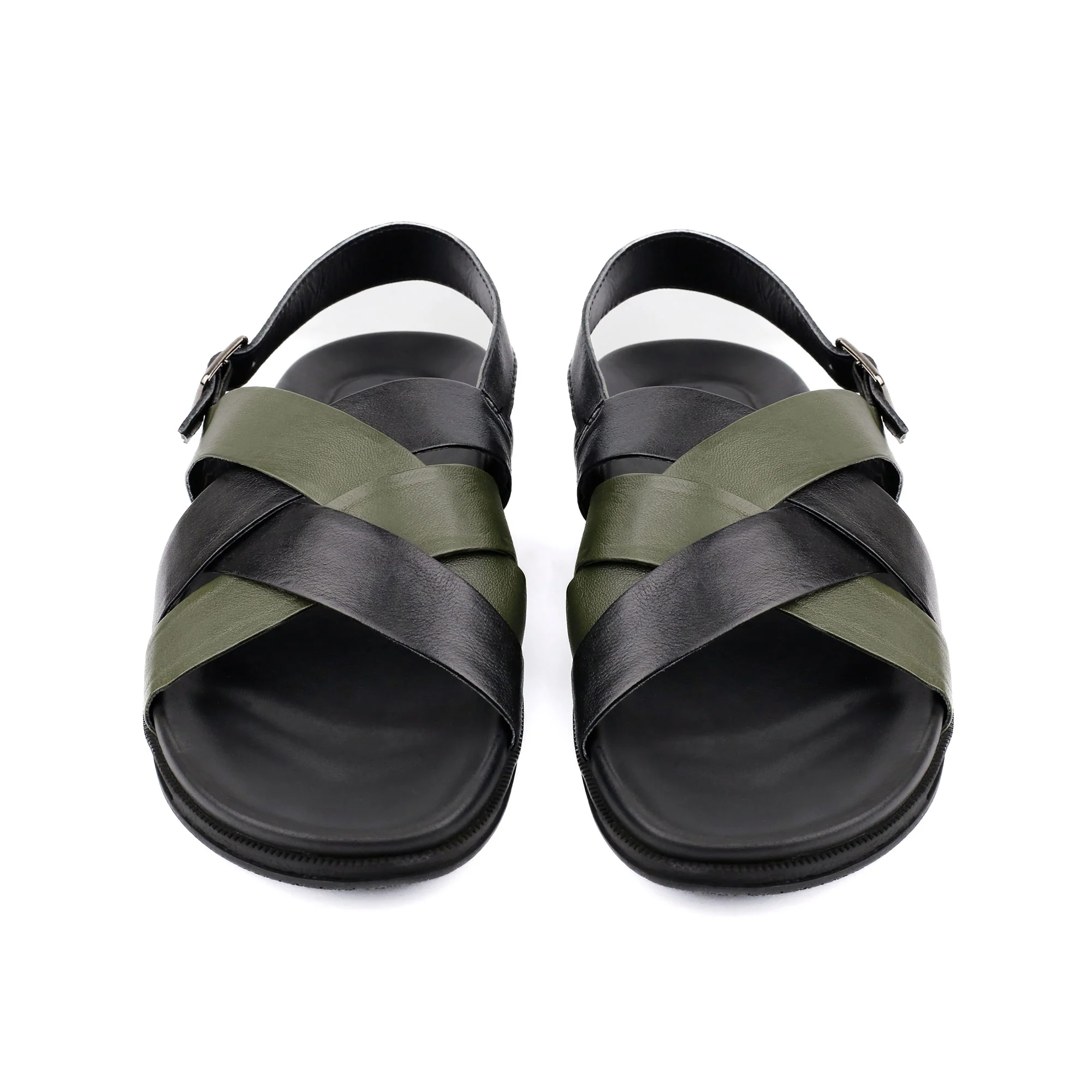 MULTI COLOR LEATHER SANDAL - Image 3
