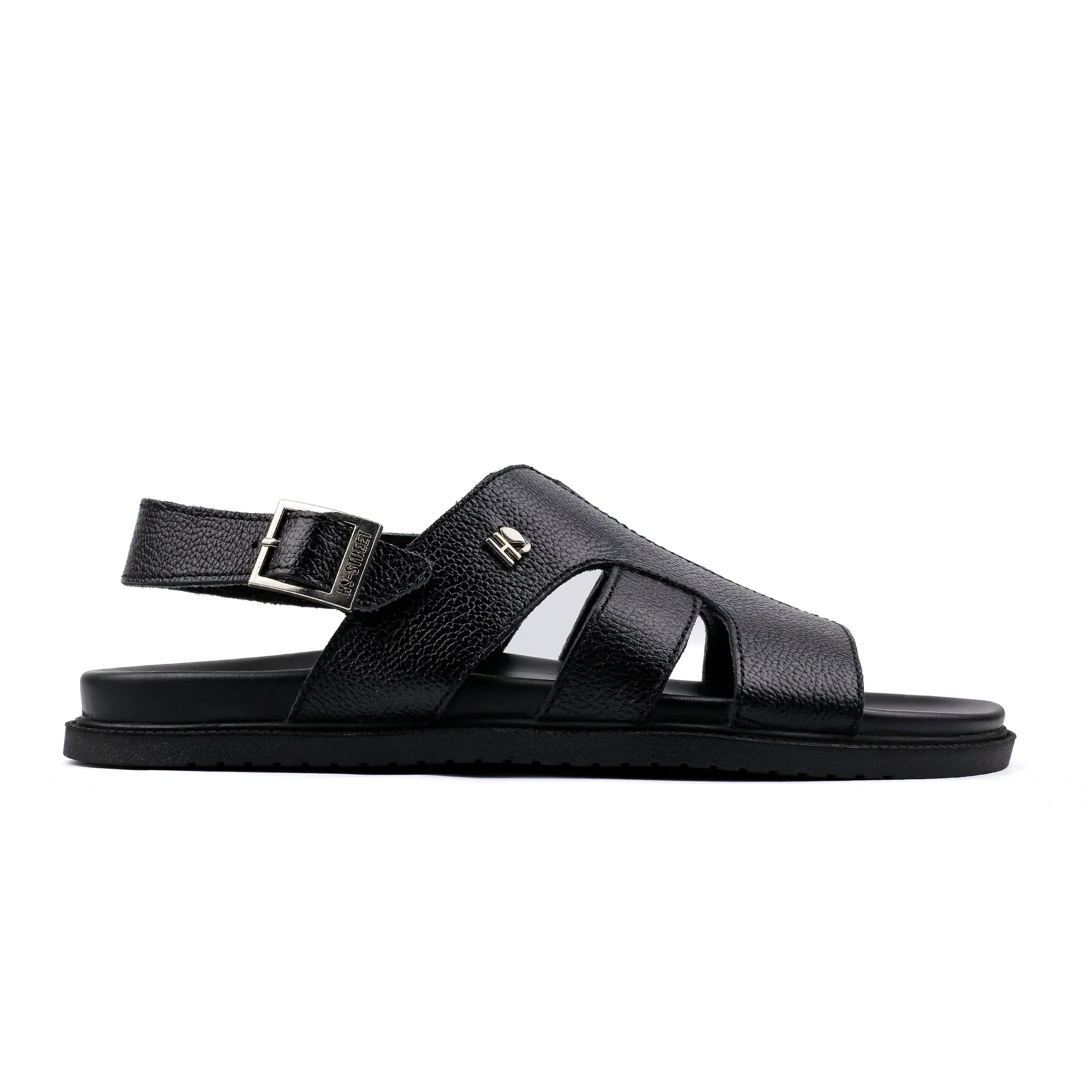 MILLED LEATHER SOFT SANDAL - Image 4