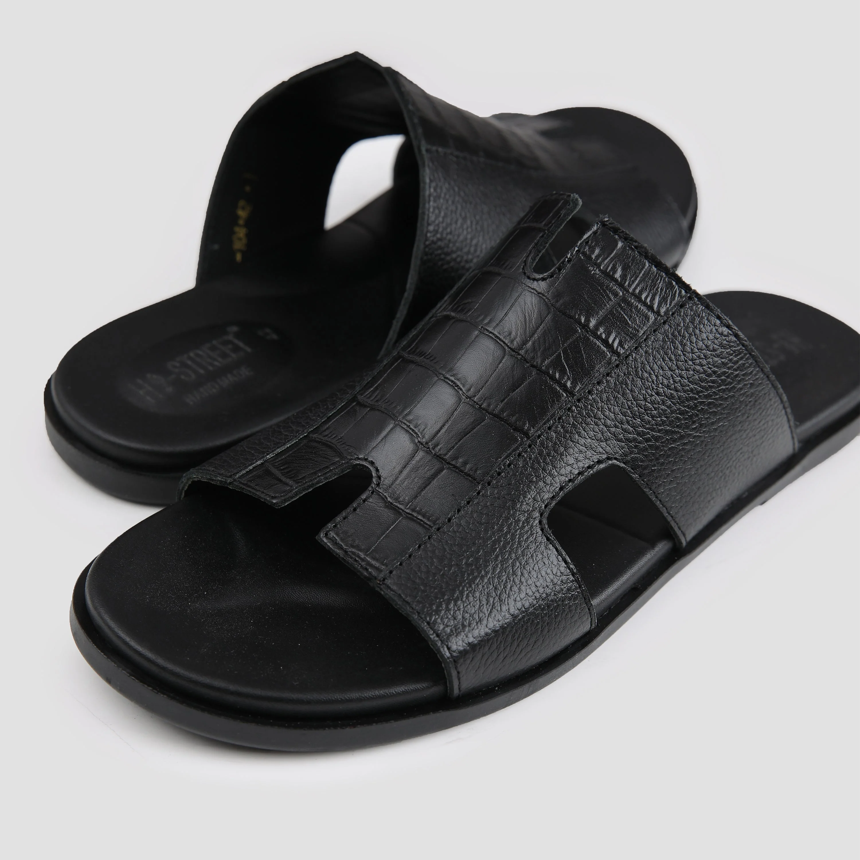 MULTI LEATHER PIECE SLIPPER - Image 5