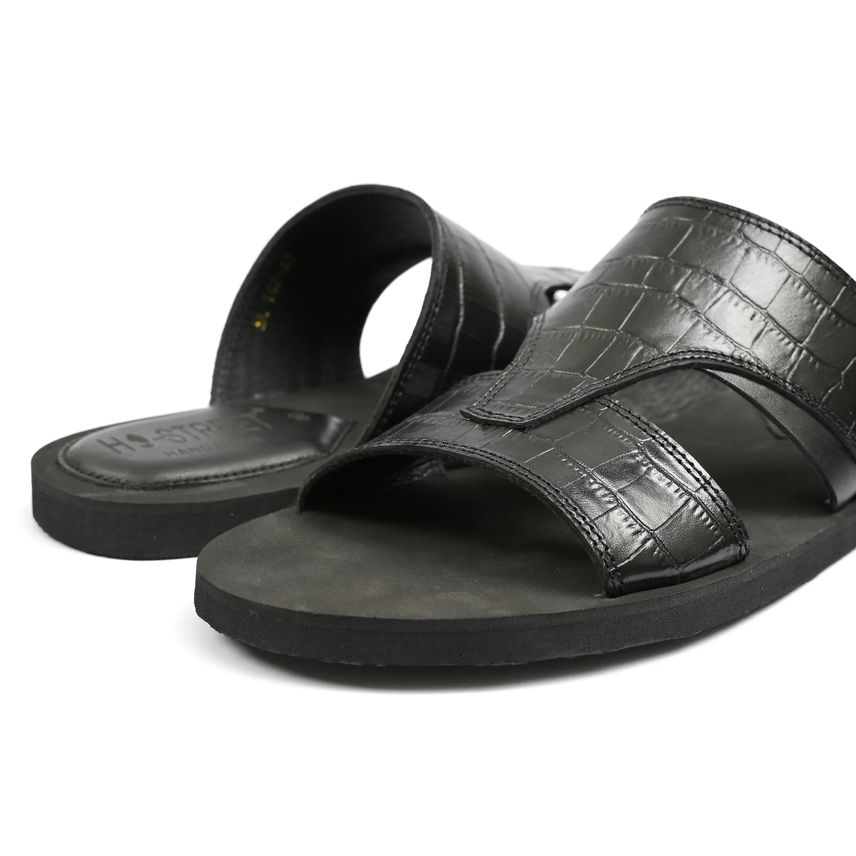 TEXTURED LEATHER SLIPPER - Image 4
