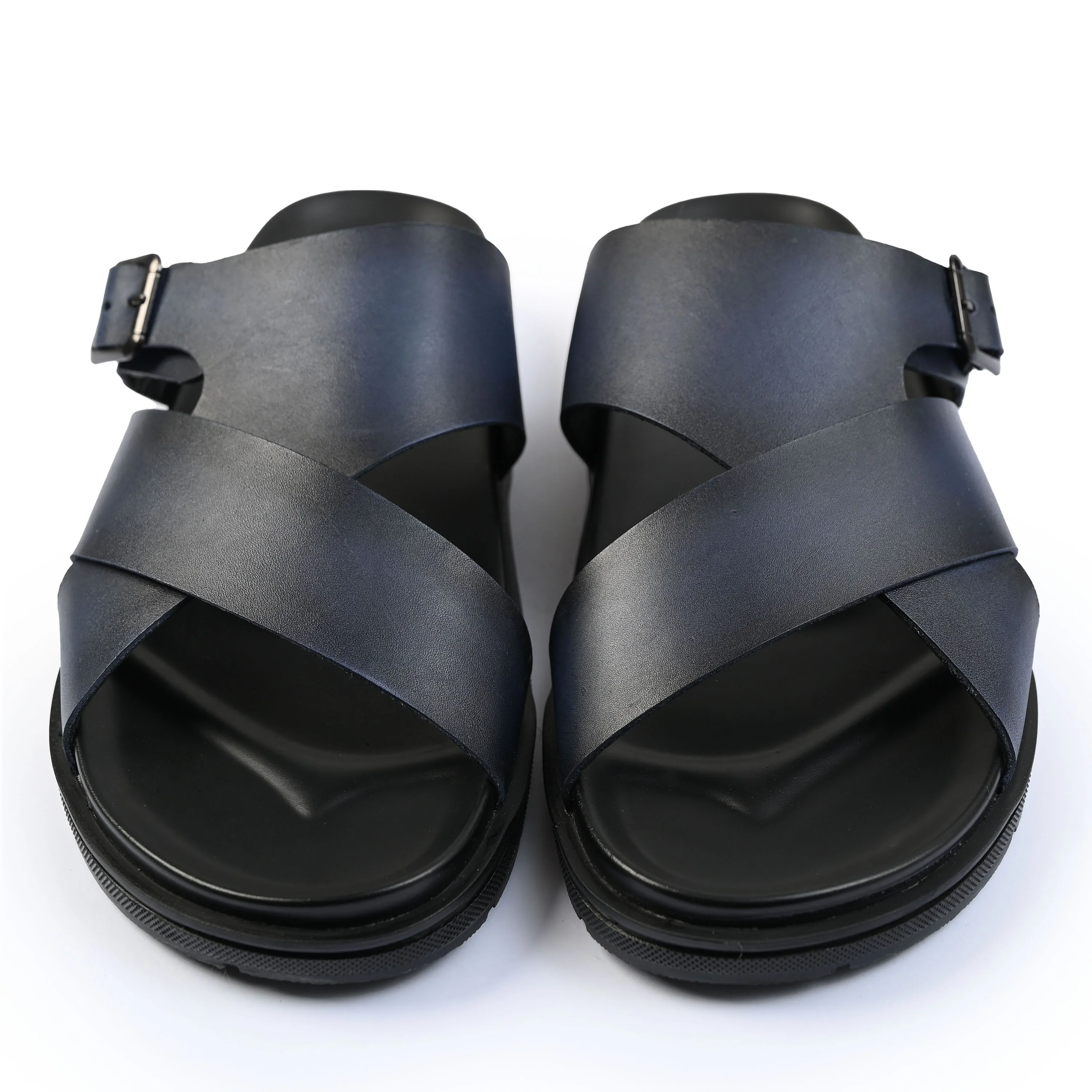 TWO TONE LEATHER EVA SLIPPER - Image 3