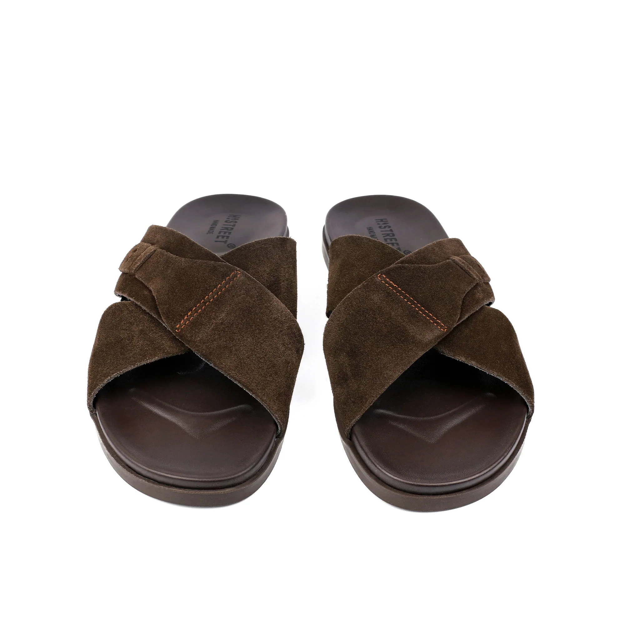 BROWN SUEDE LEATHER EVA SLIPPER - Image 3