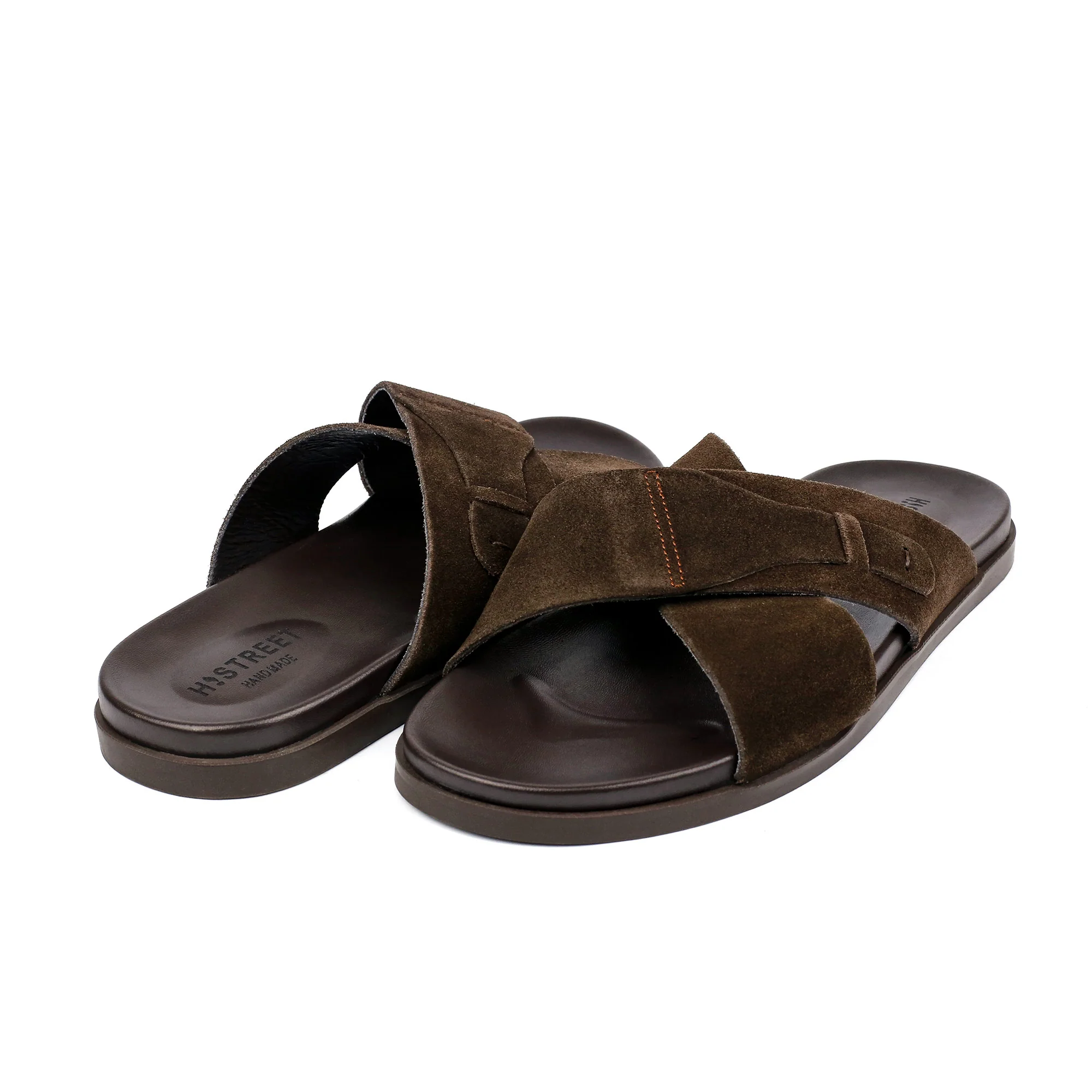 BROWN SUEDE LEATHER EVA SLIPPER - Image 5