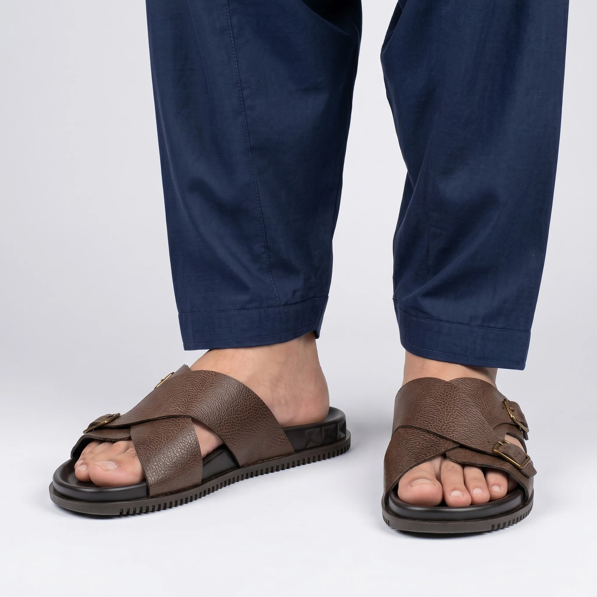 DOUBLE BUCKLE COMFORT SLIPPER