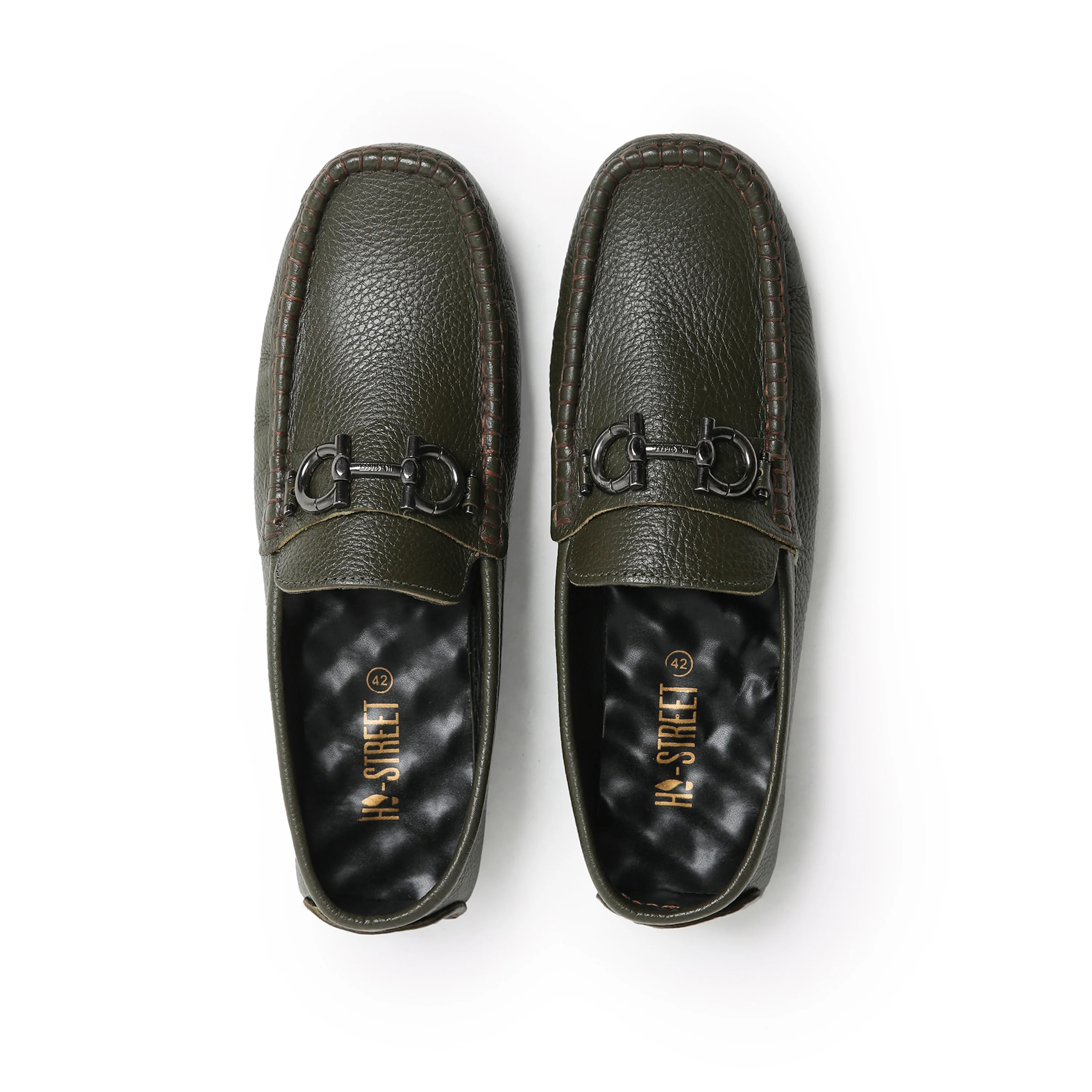 SOFT LEATHER BUCKLE MOCCASIN - Image 3